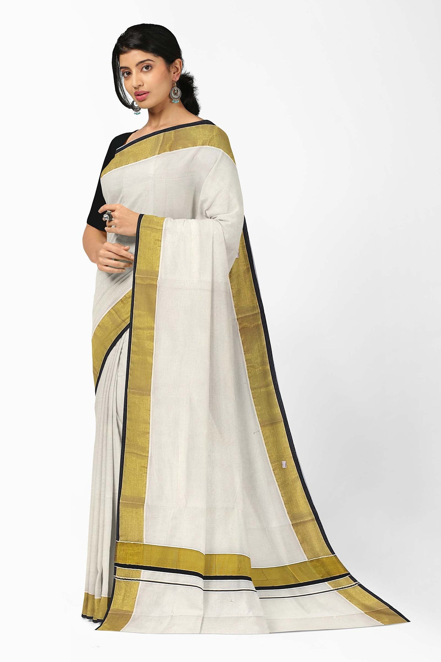 Kerala Kasavu Saree for Women