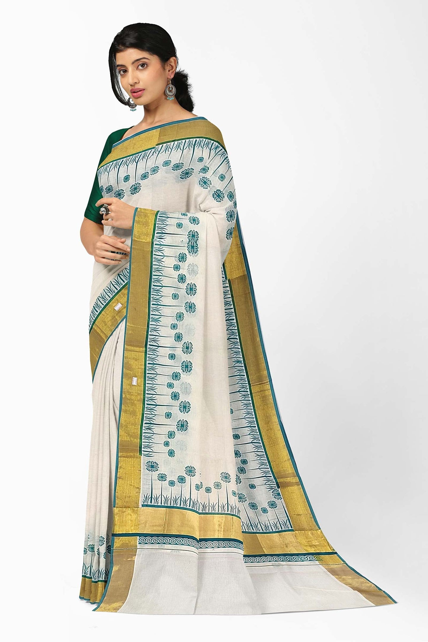 Kerala Printed Saree for Women