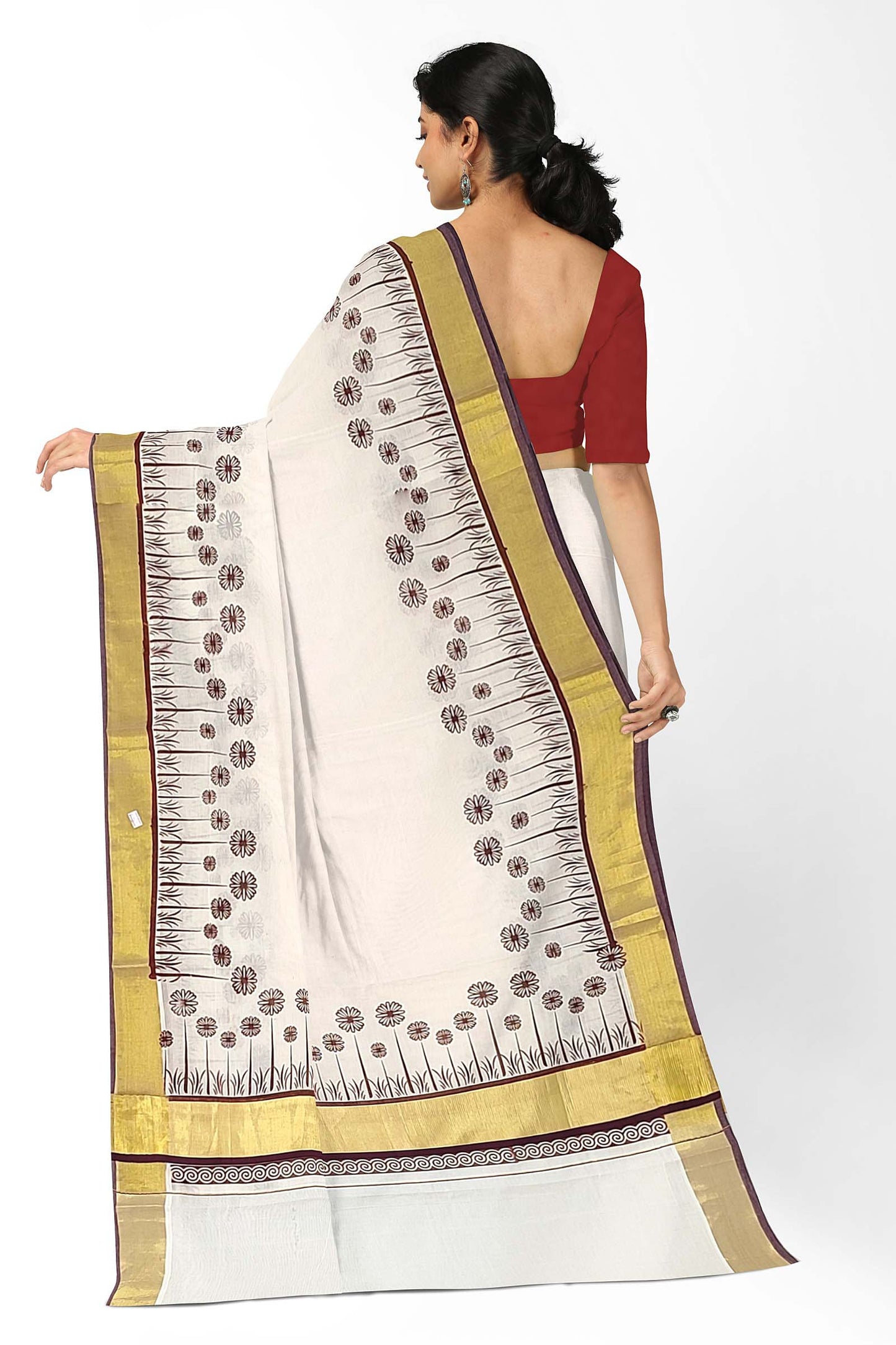 Kerala Printed Saree for Women