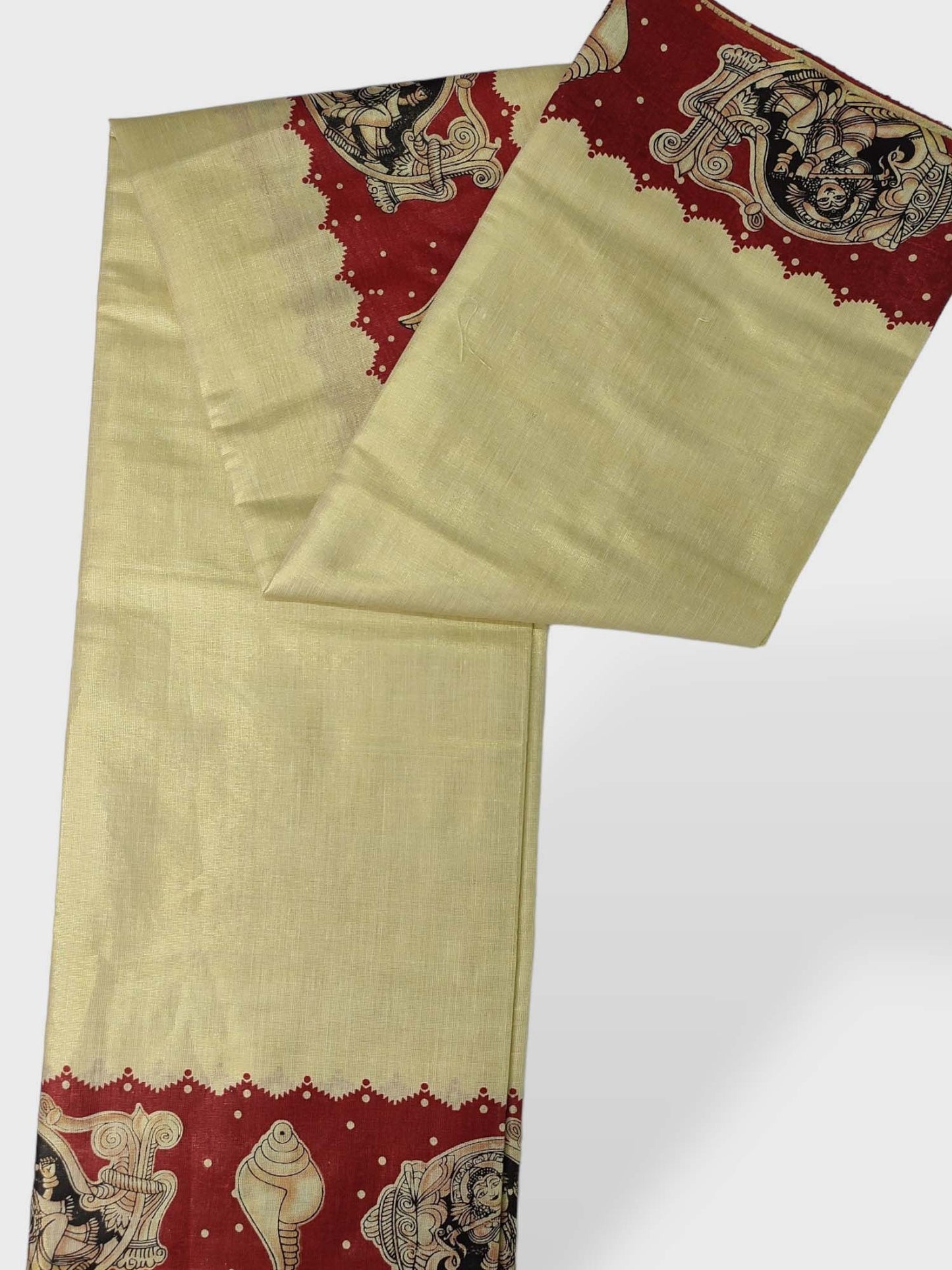 Kerala Single Printed Set Mundu Neriyathum