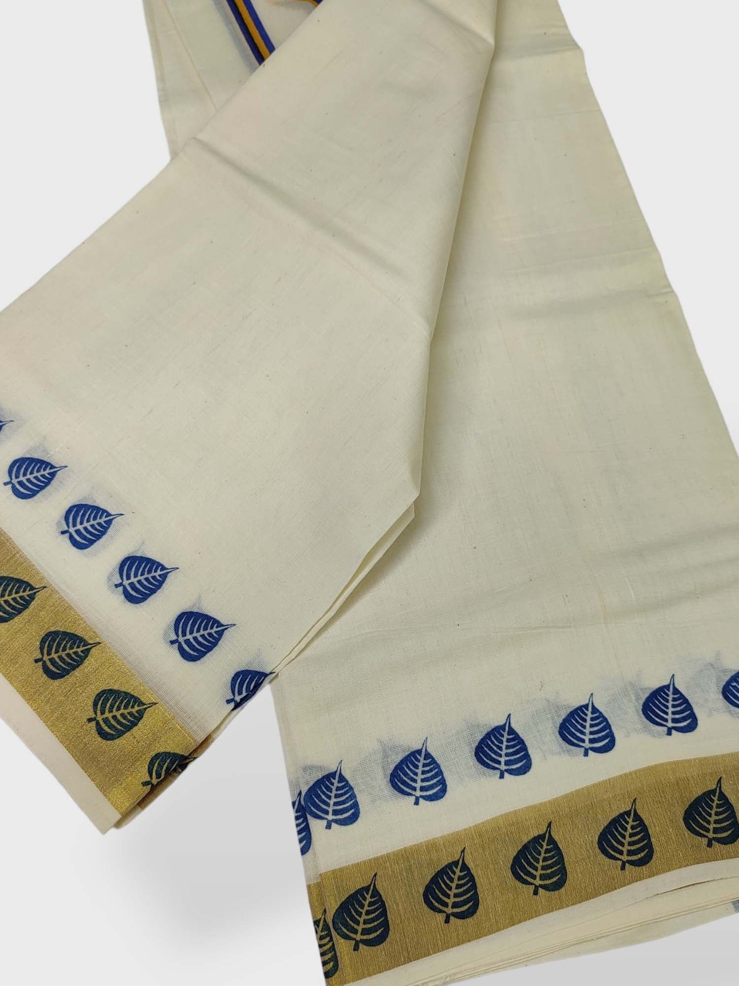 Kerala Single Printed Set Mundu Neriyathum