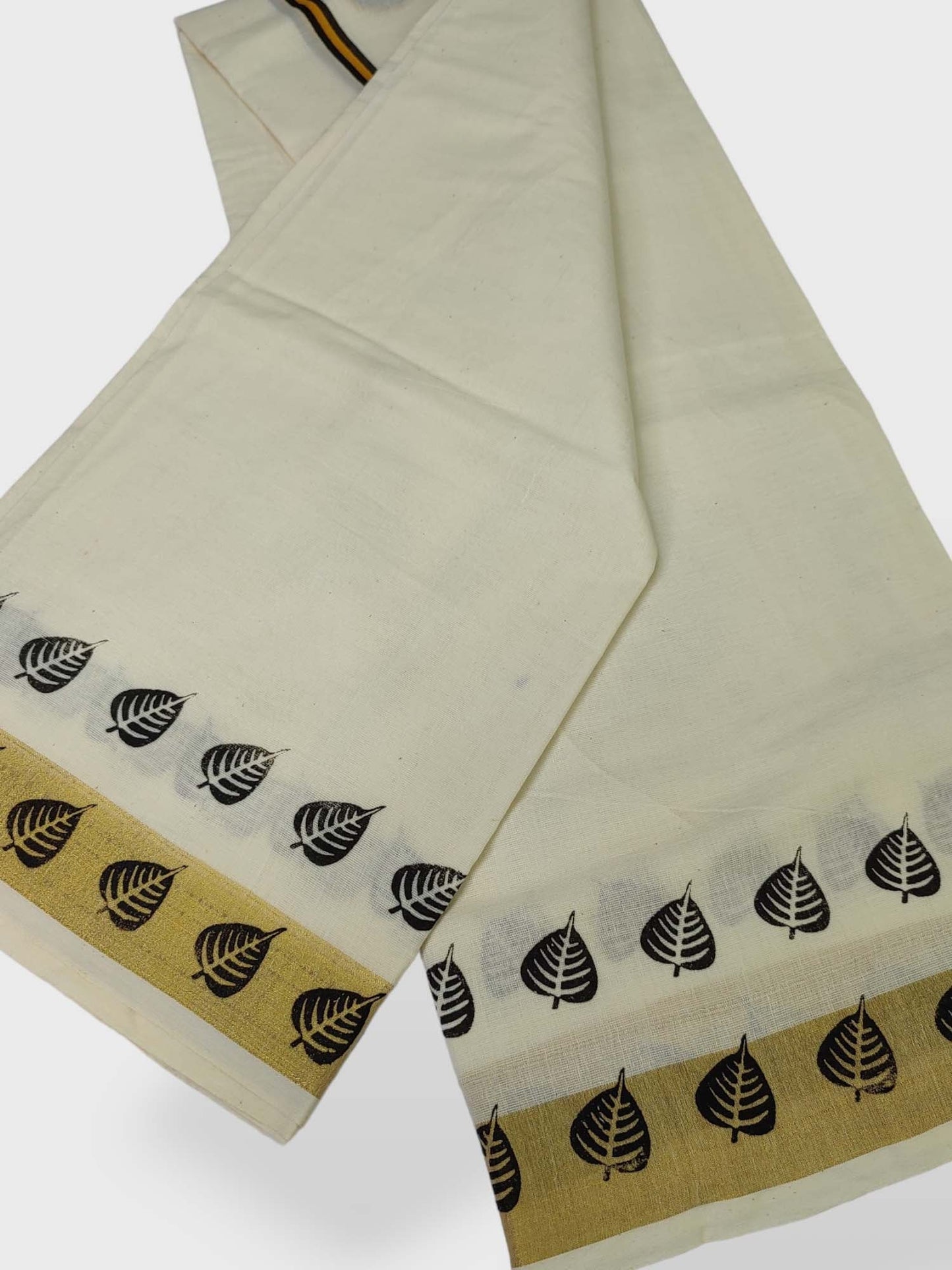 Kerala Single Printed Set Mundu Neriyathum