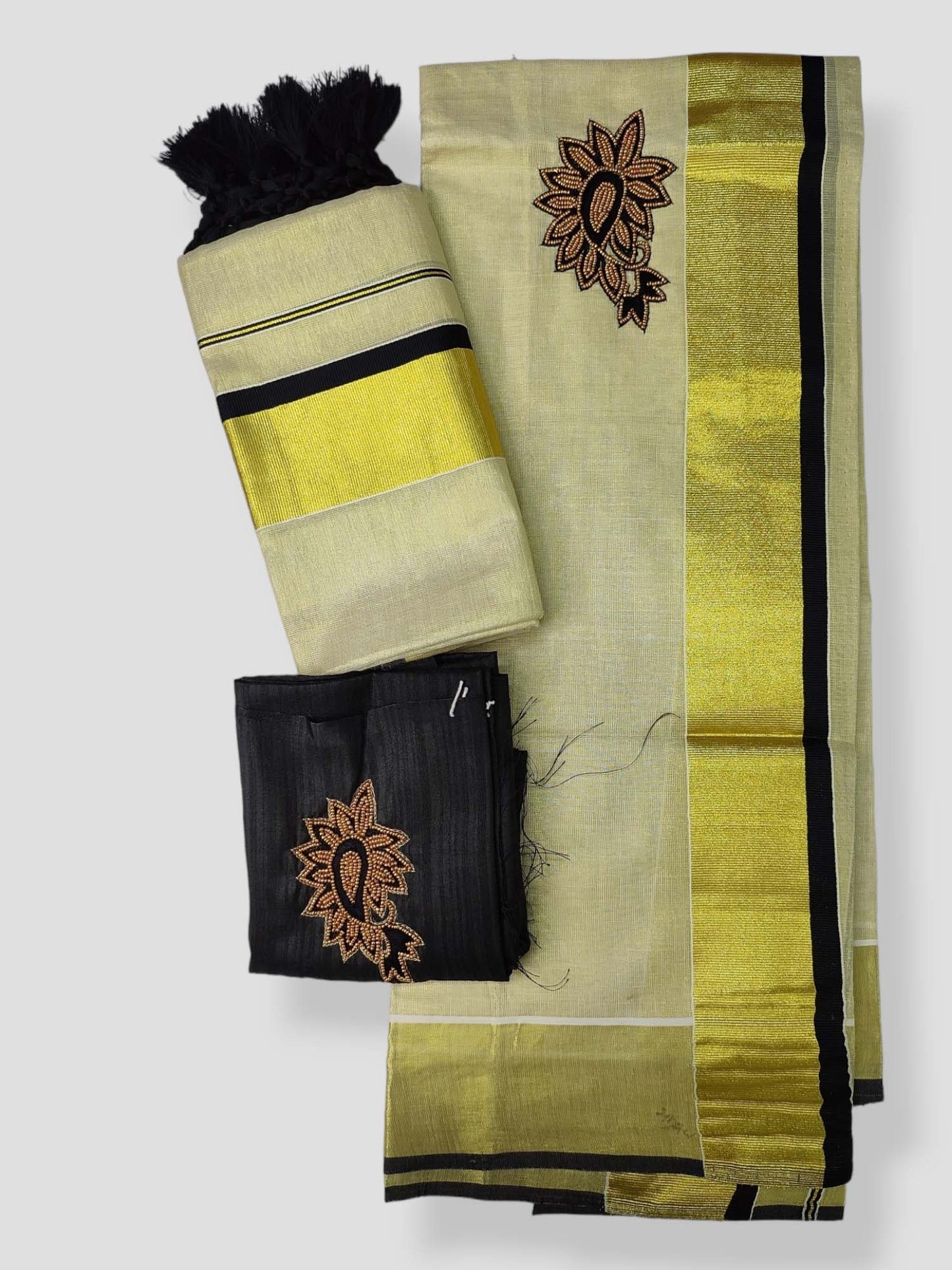 Kerala Single Printed Set Mundu Neriyathum