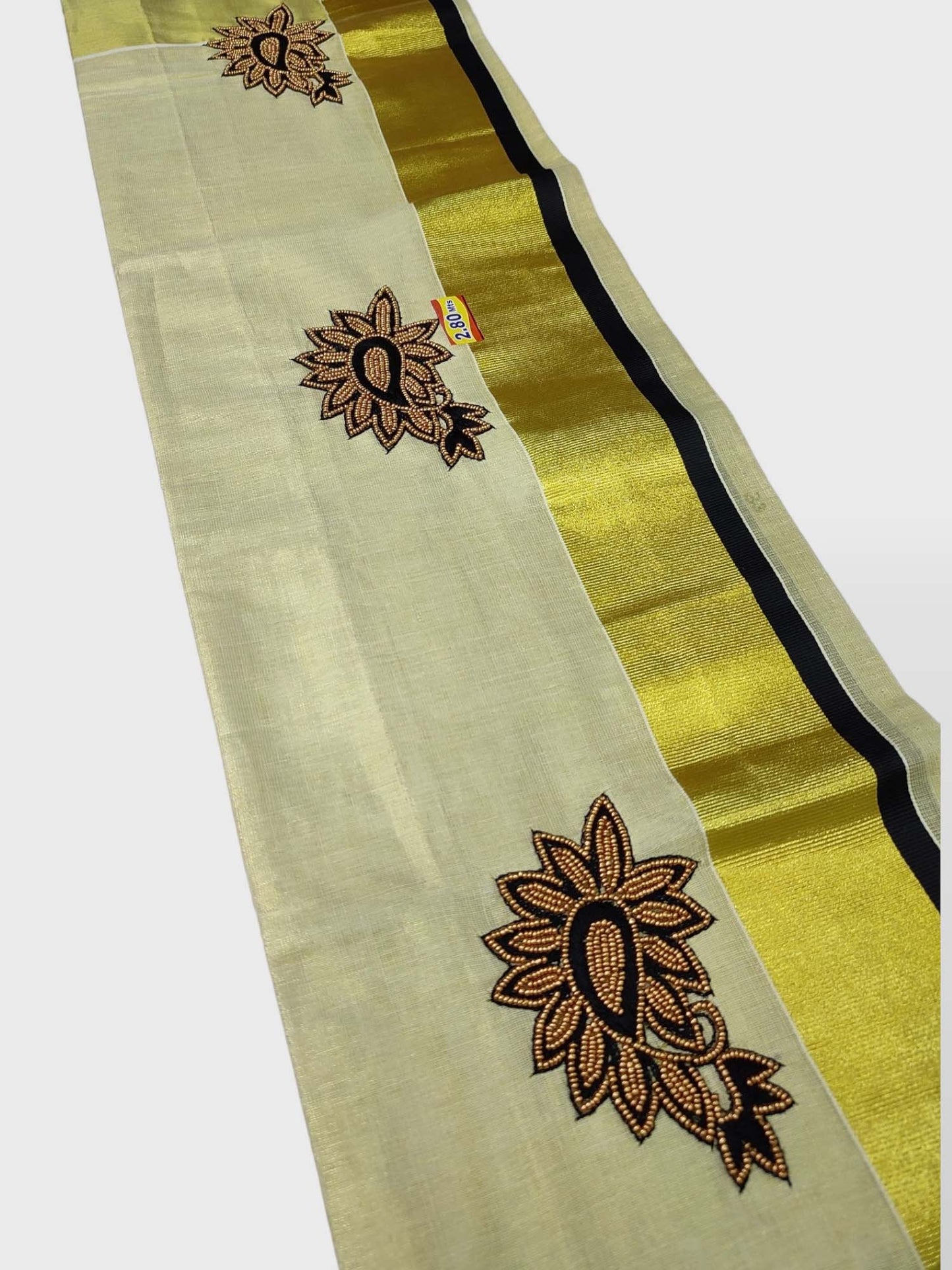 Kerala Single Printed Set Mundu Neriyathum