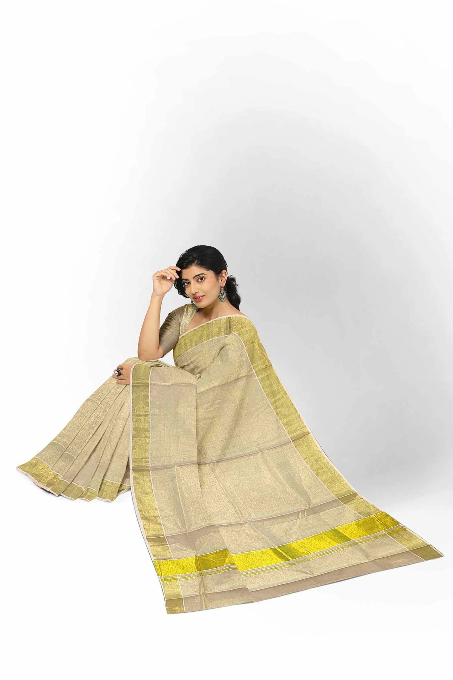 Kerala Tissue Saree for Women