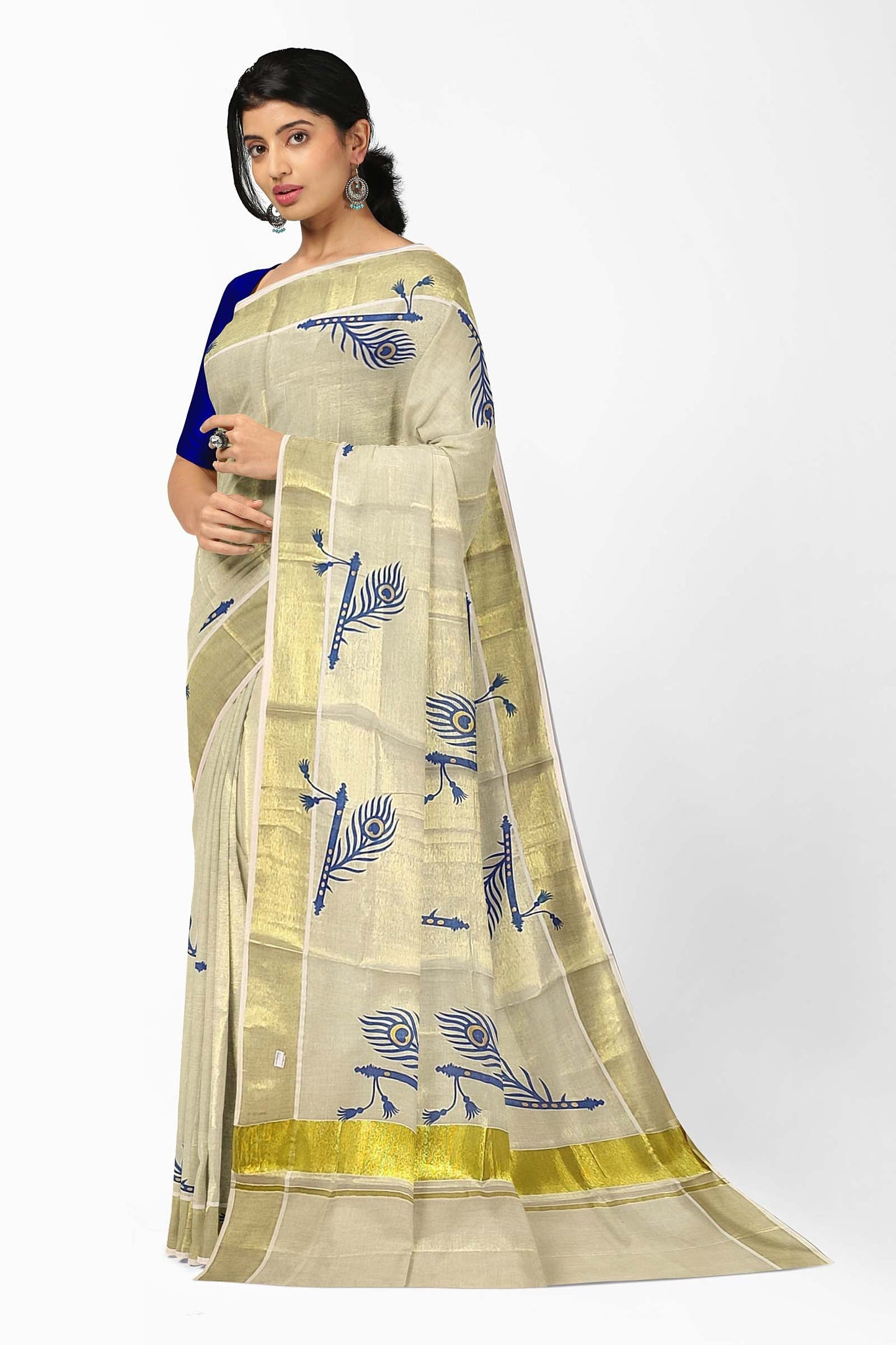 Kerala Tissue Saree for Women