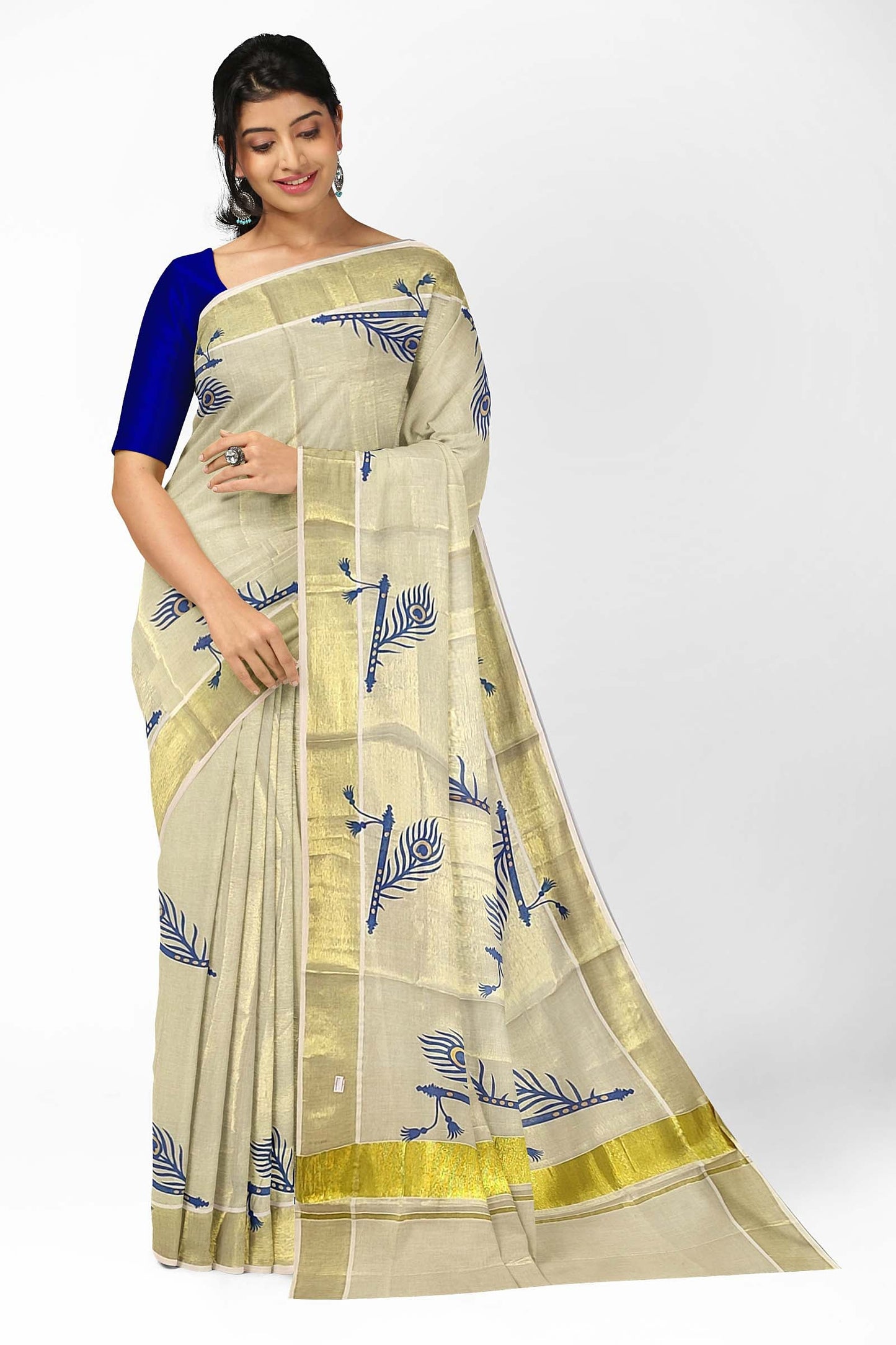Kerala Tissue Saree for Women