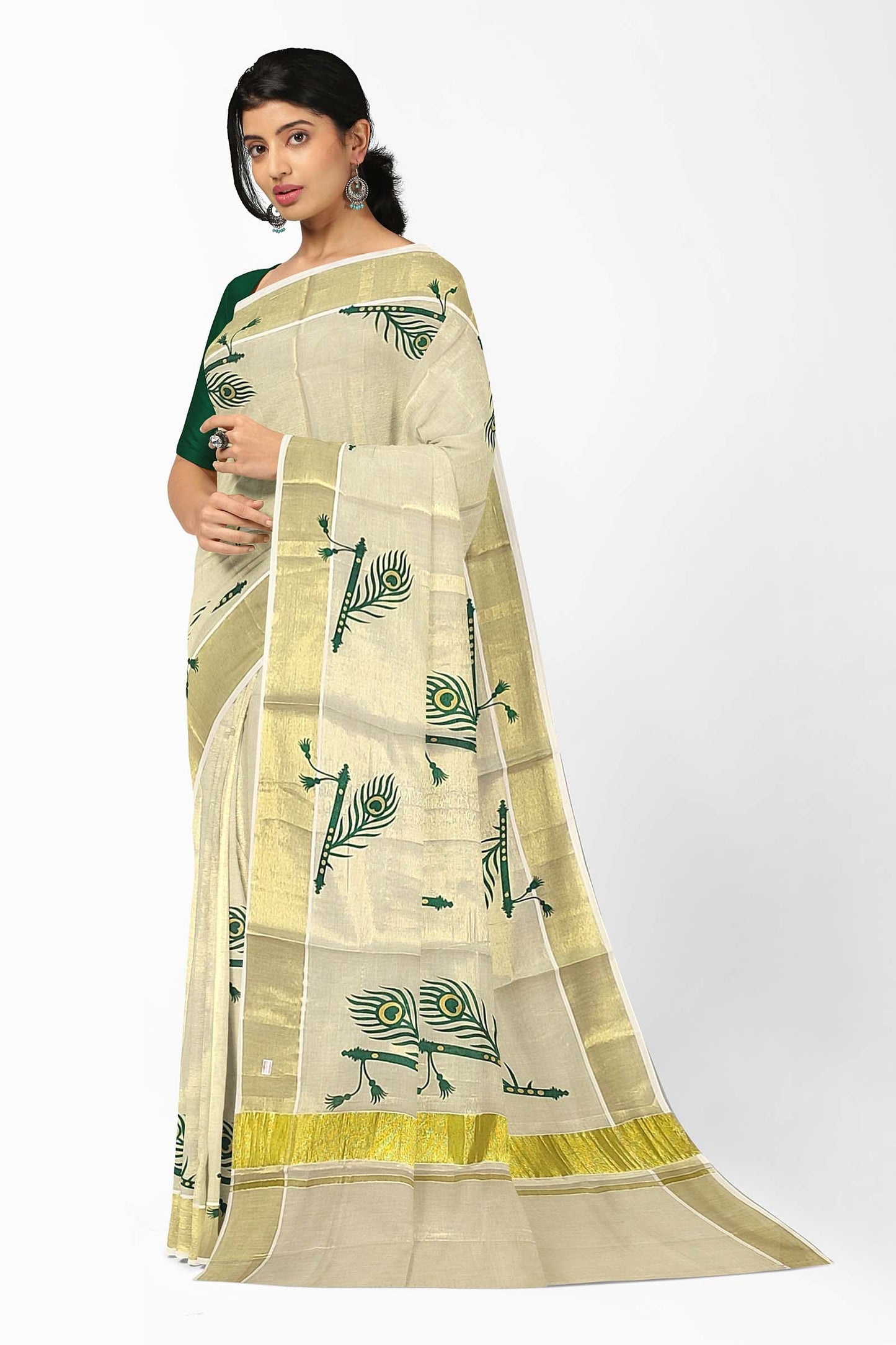 Kerala Tissue Saree for Women