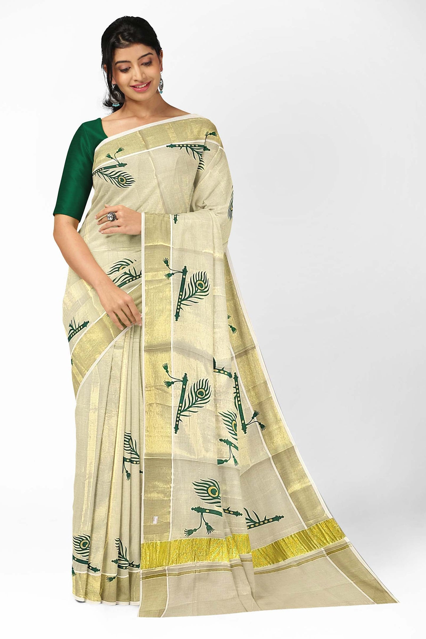 Kerala Tissue Saree for Women