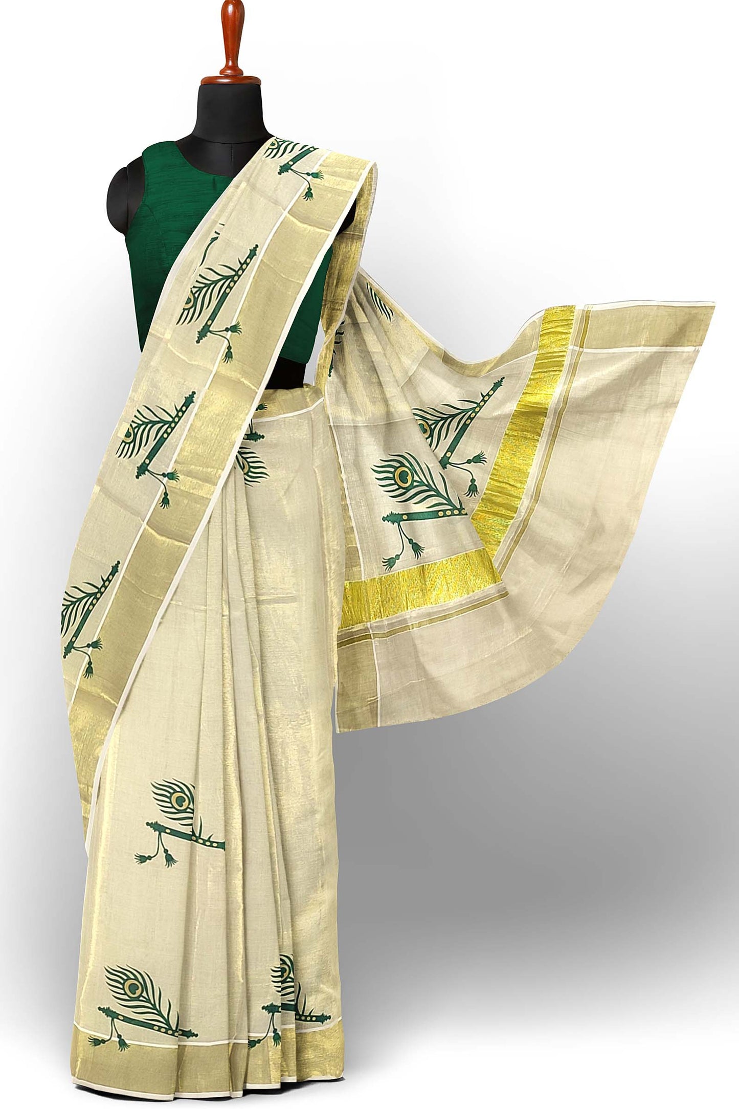 Kerala Tissue Saree for Women
