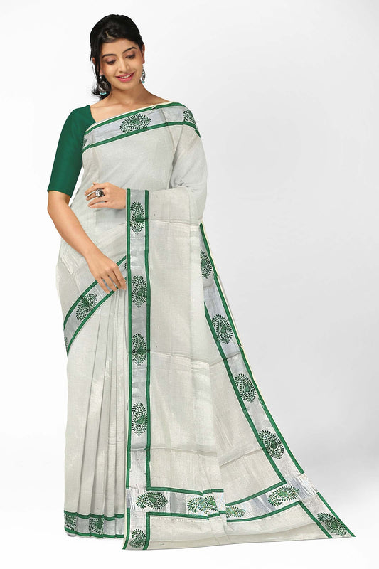 Kerala Tissue Saree for Women
