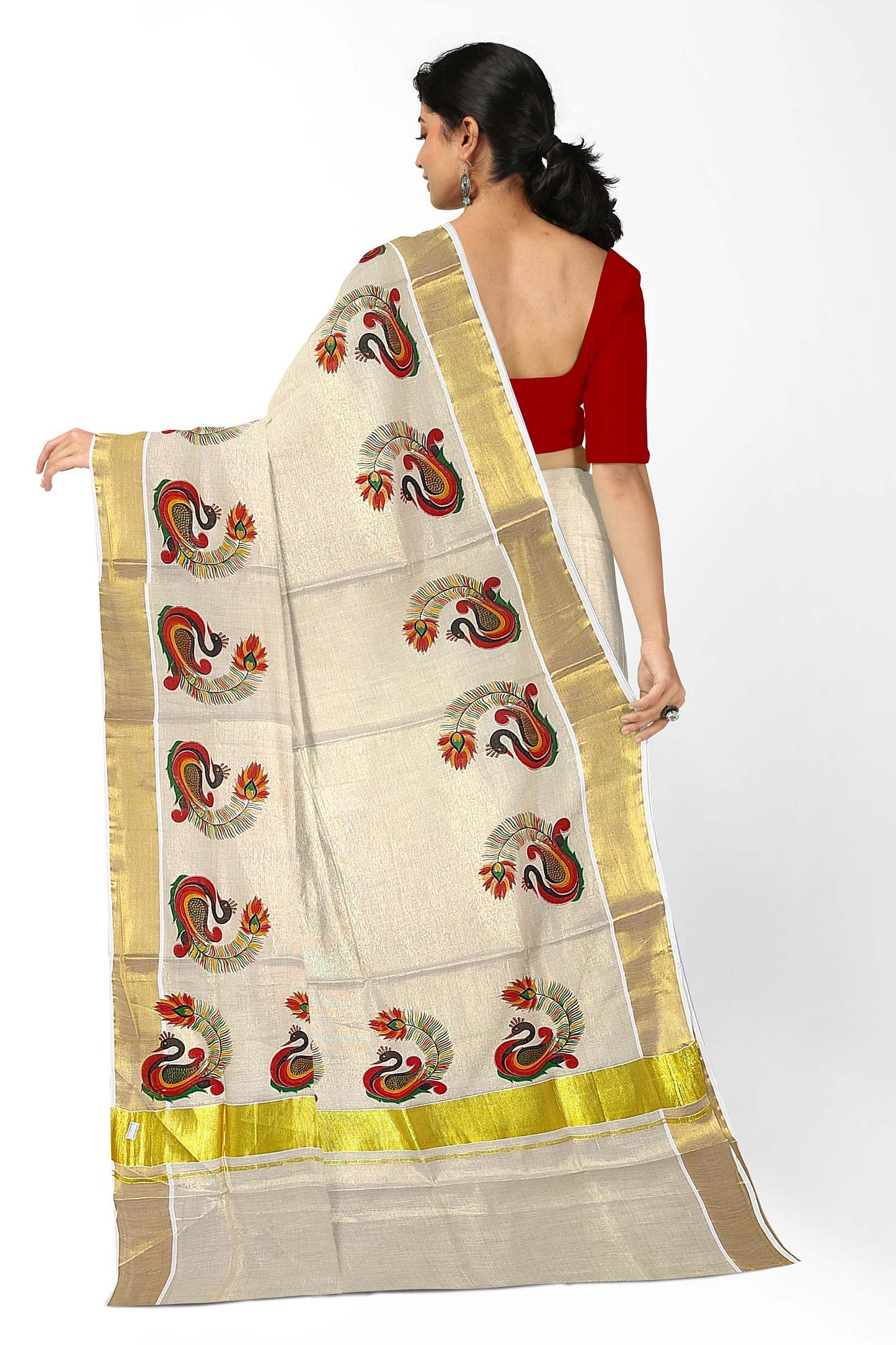 Kerala Tissue Saree for Women