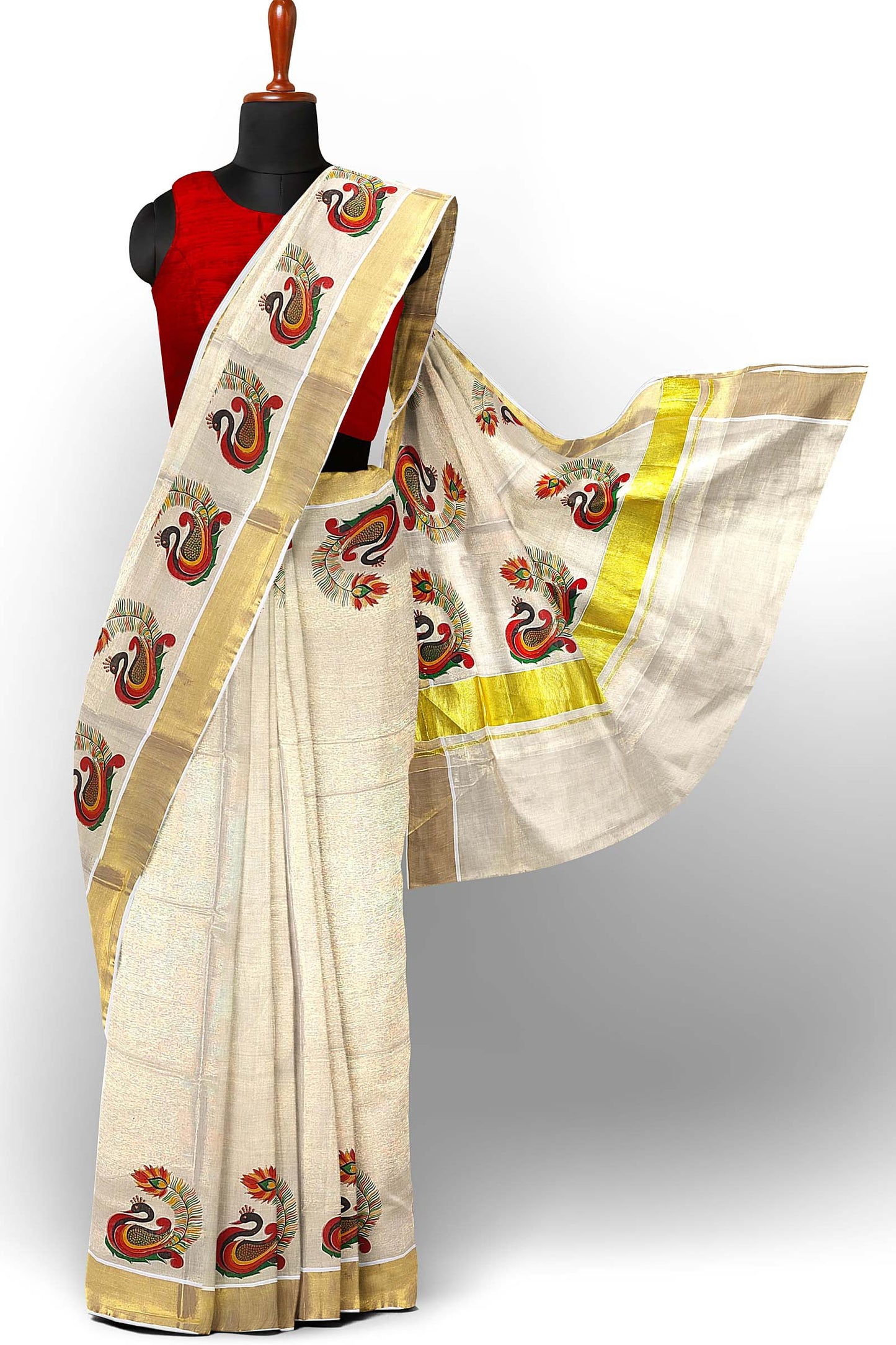 Kerala Tissue Saree for Women