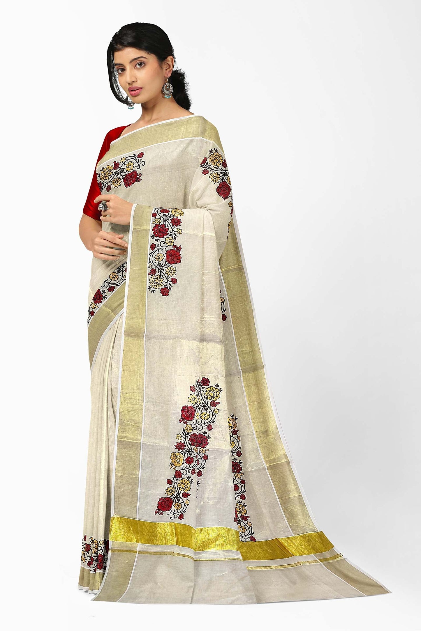 Kerala Tissue Saree for Women