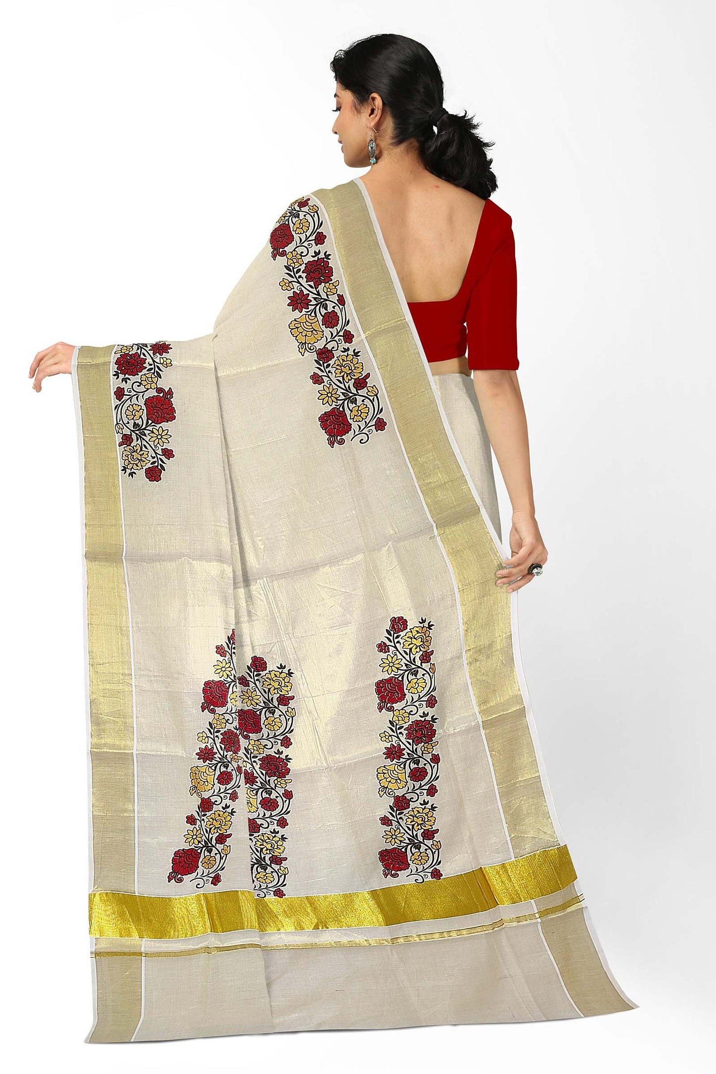 Kerala Tissue Saree for Women