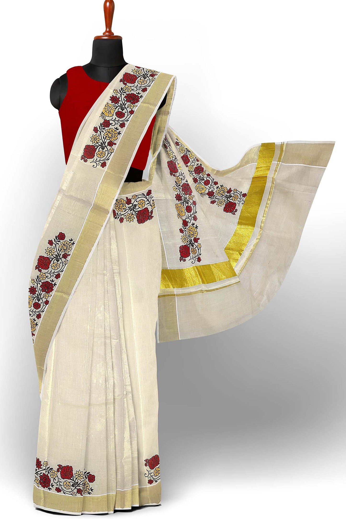 Kerala Tissue Saree for Women