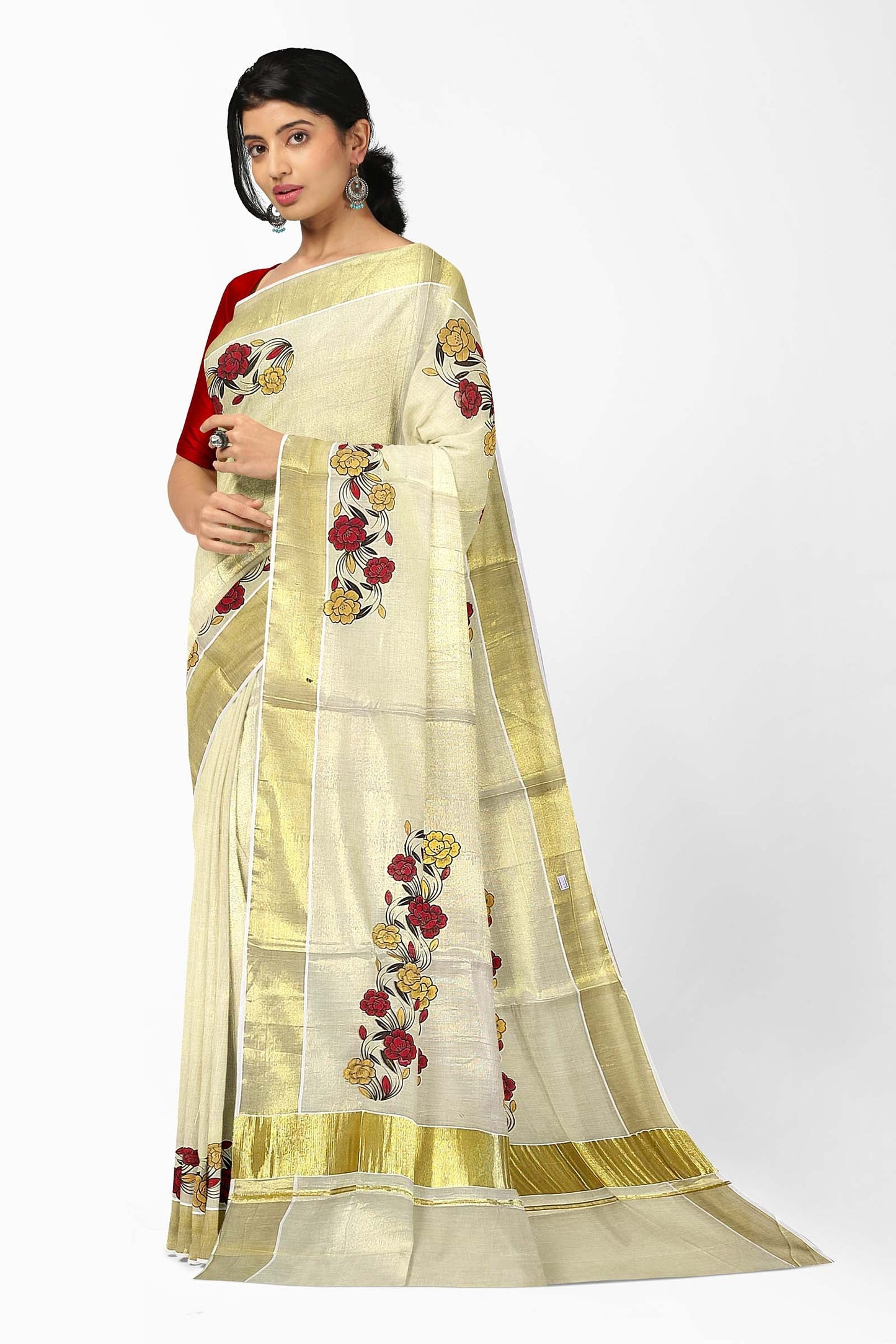 Kerala Tissue Saree for Women