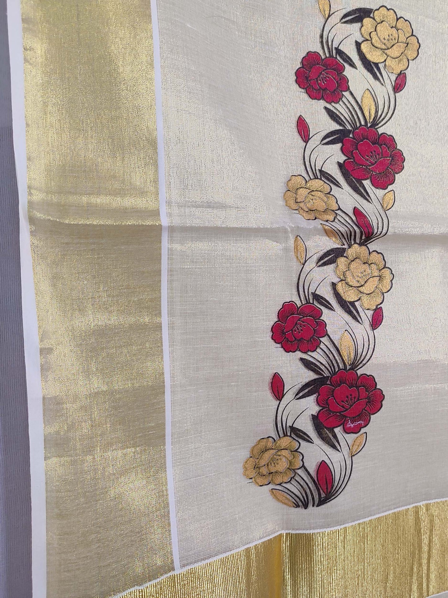 Kerala Tissue Saree for Women