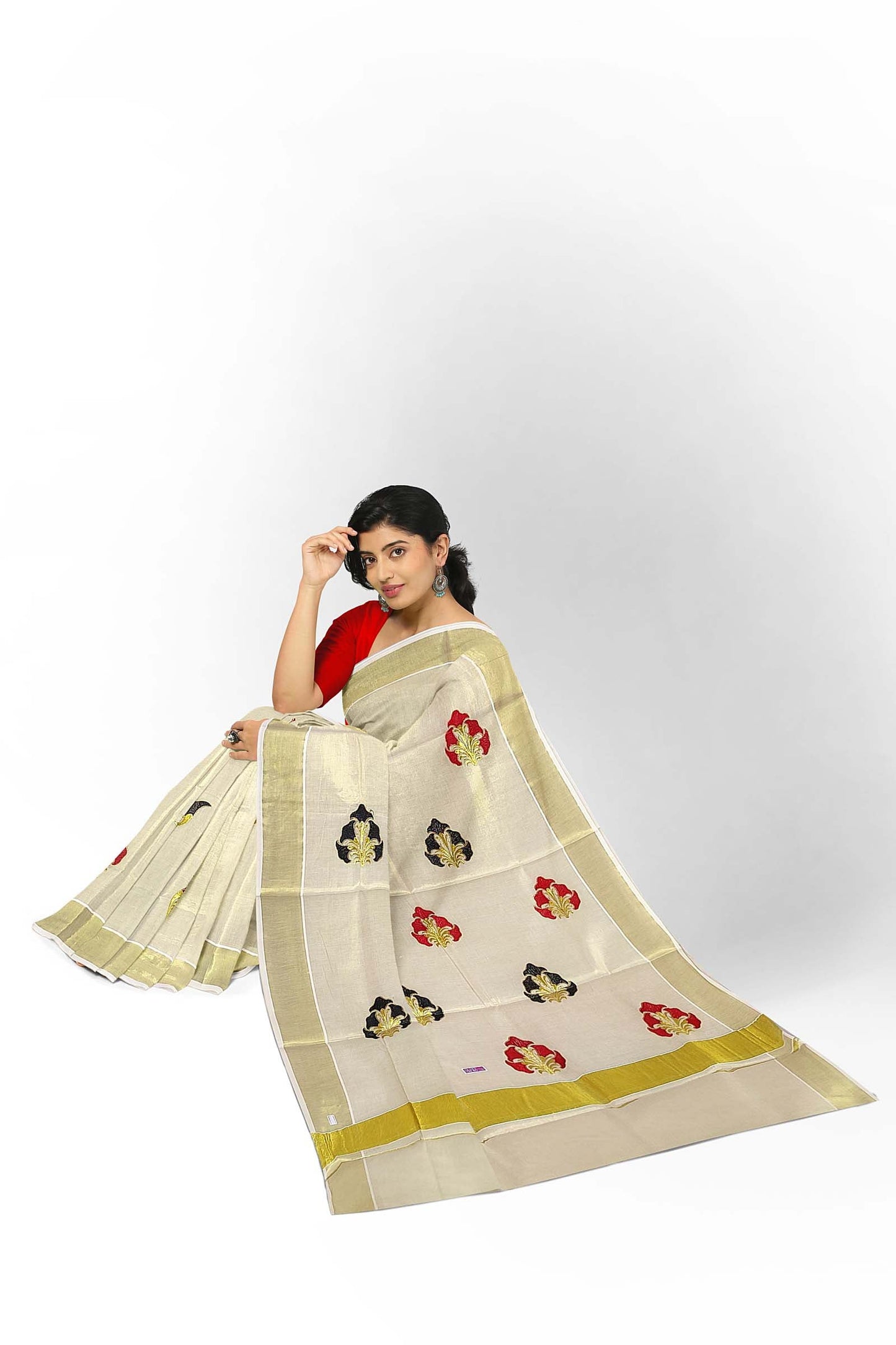 Kerala Tissue Saree for Women