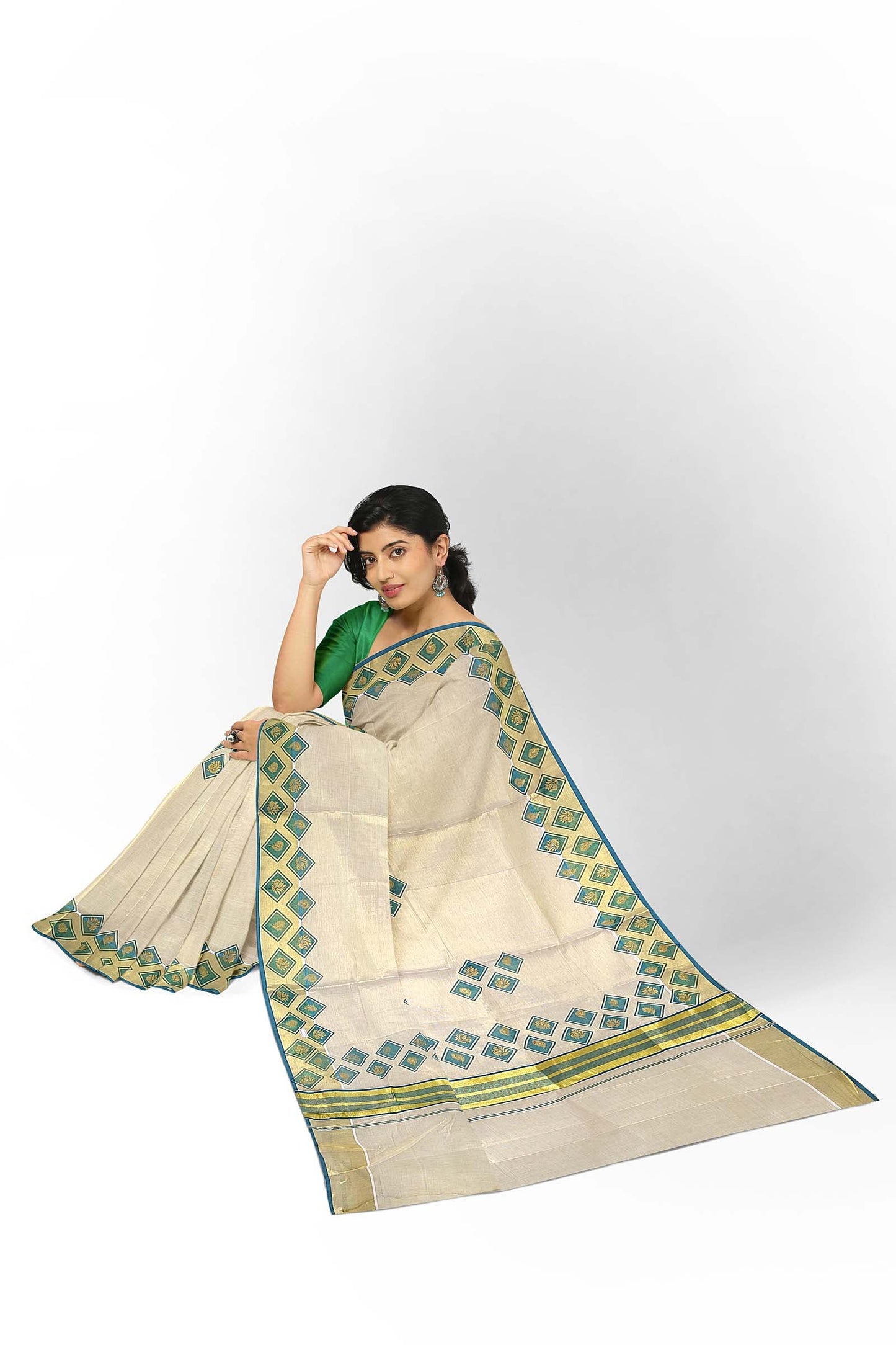 Kerala Tissue Saree for Women