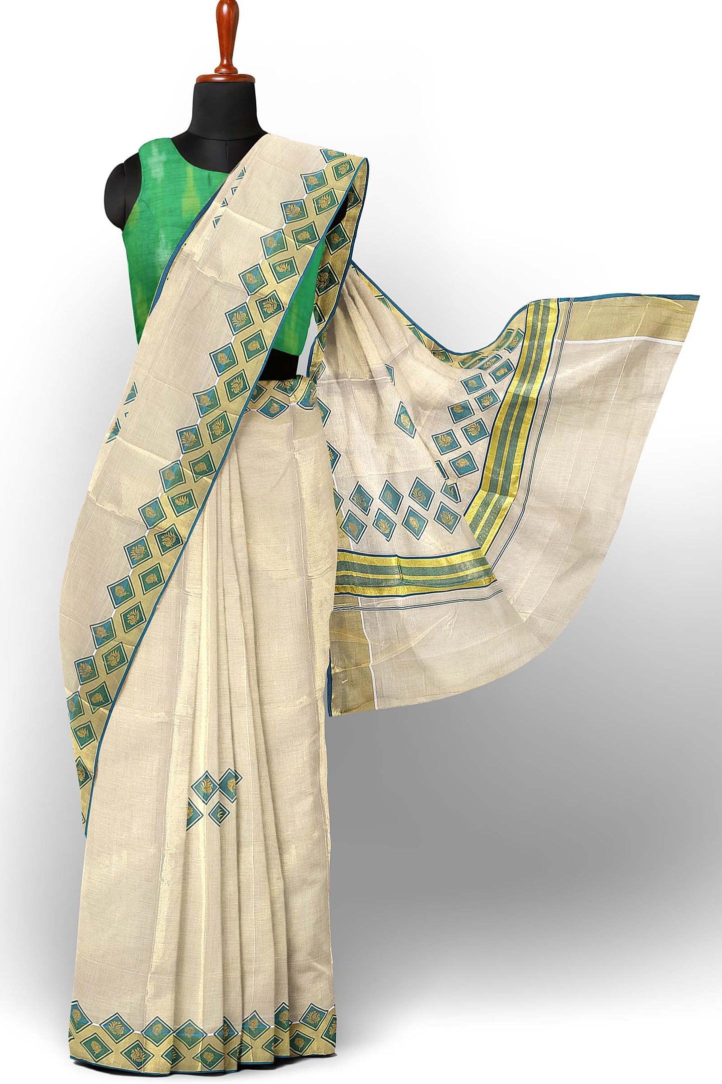 Kerala Tissue Saree for Women