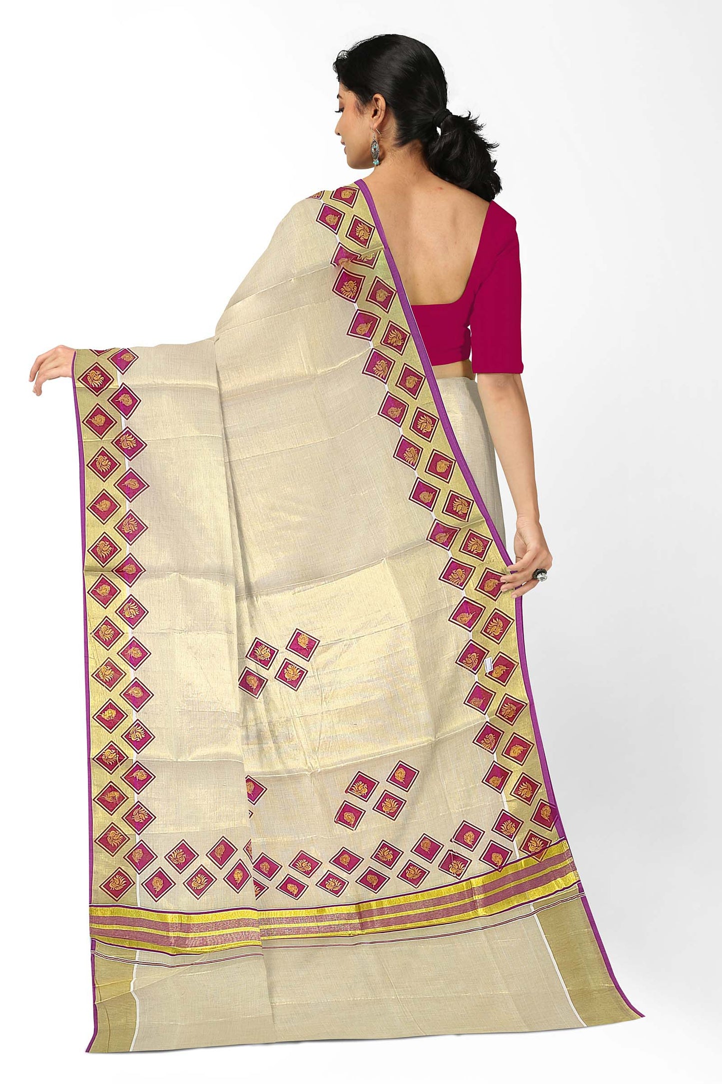 Kerala Tissue Saree for Women