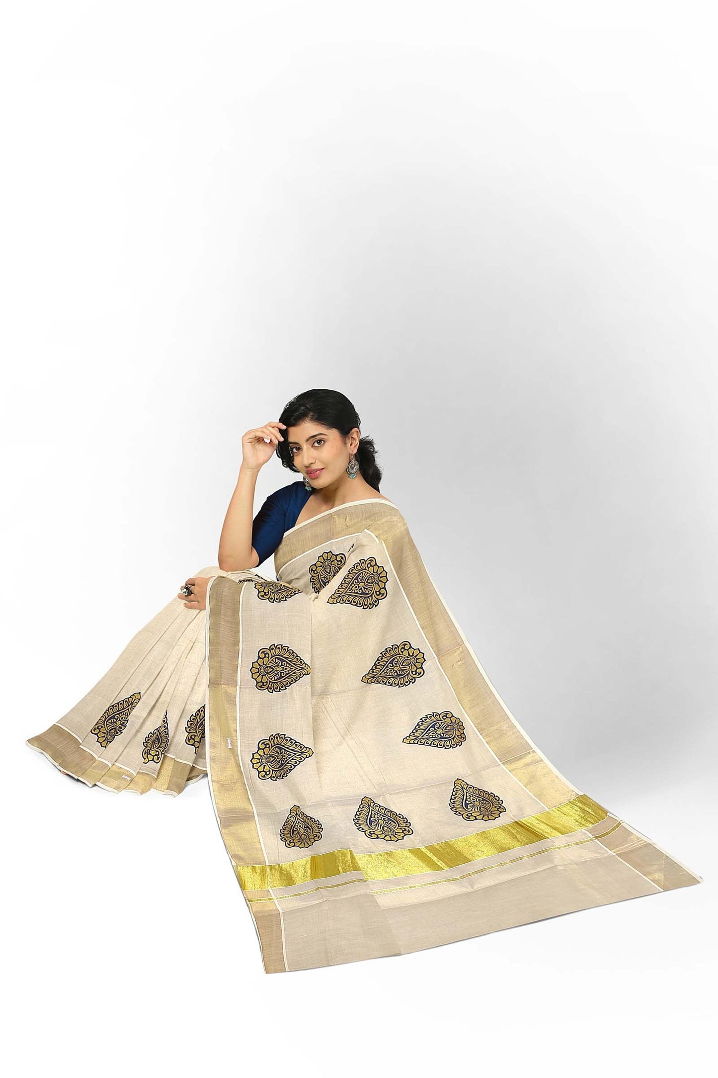 Kerala Tissue Saree for Women