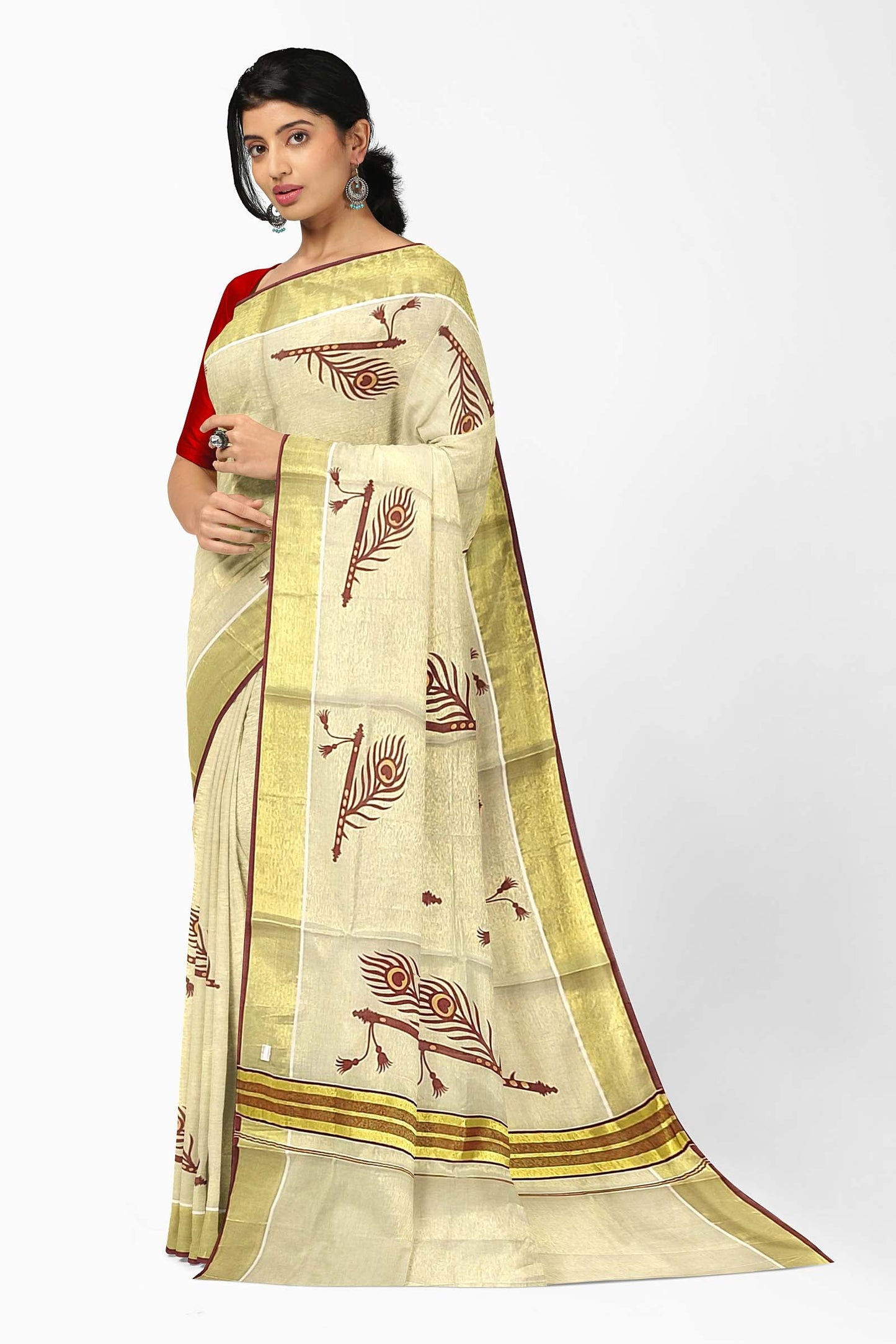 Kerala Tissue Saree for Women