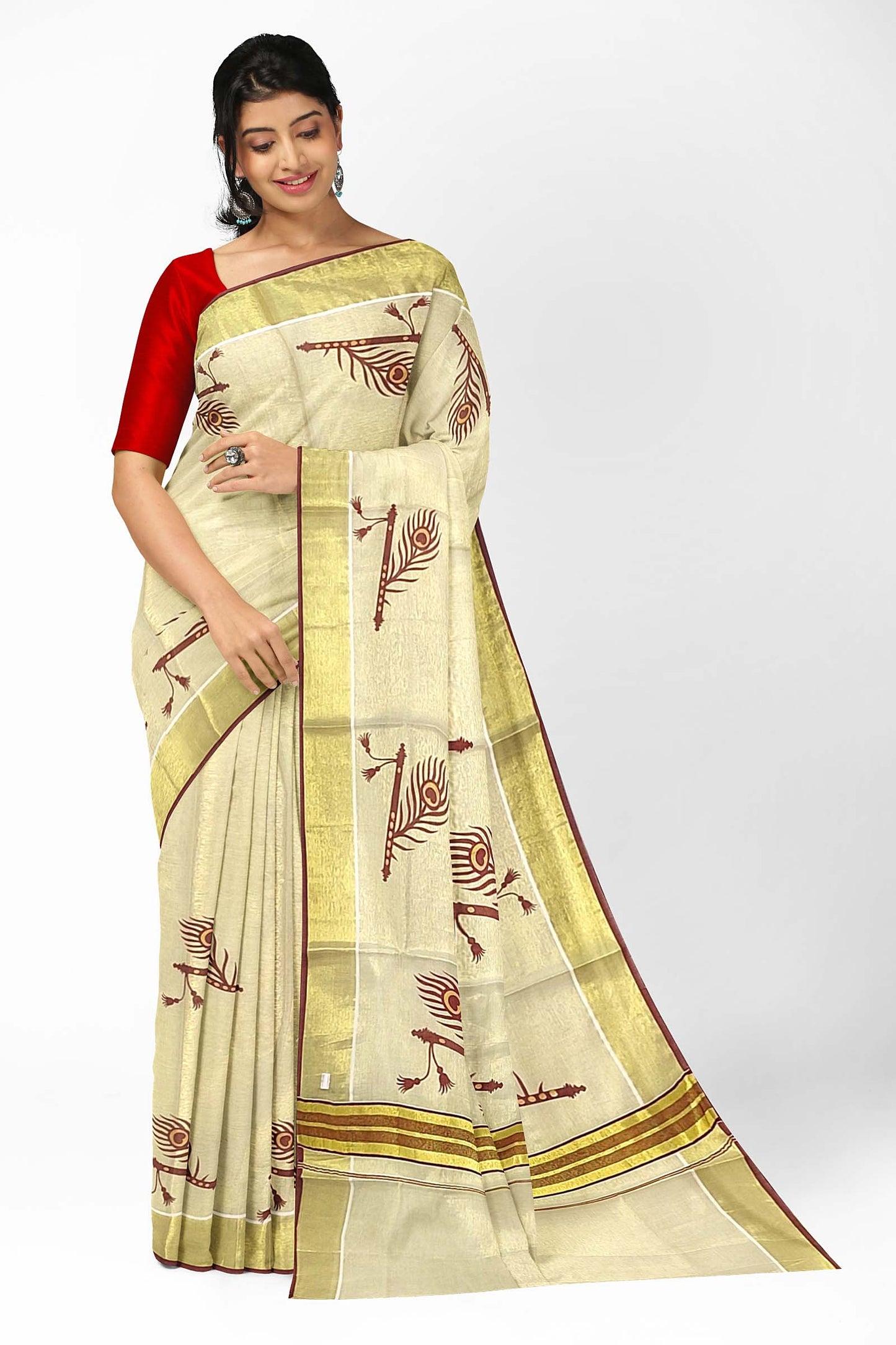 Kerala Tissue Saree for Women
