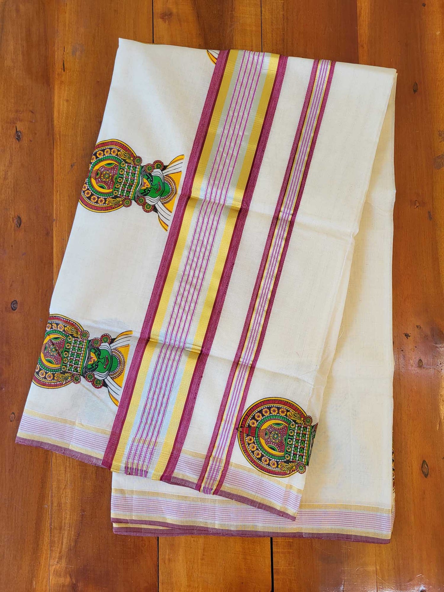 Balaramapuram Handloom Printed Saree for Women