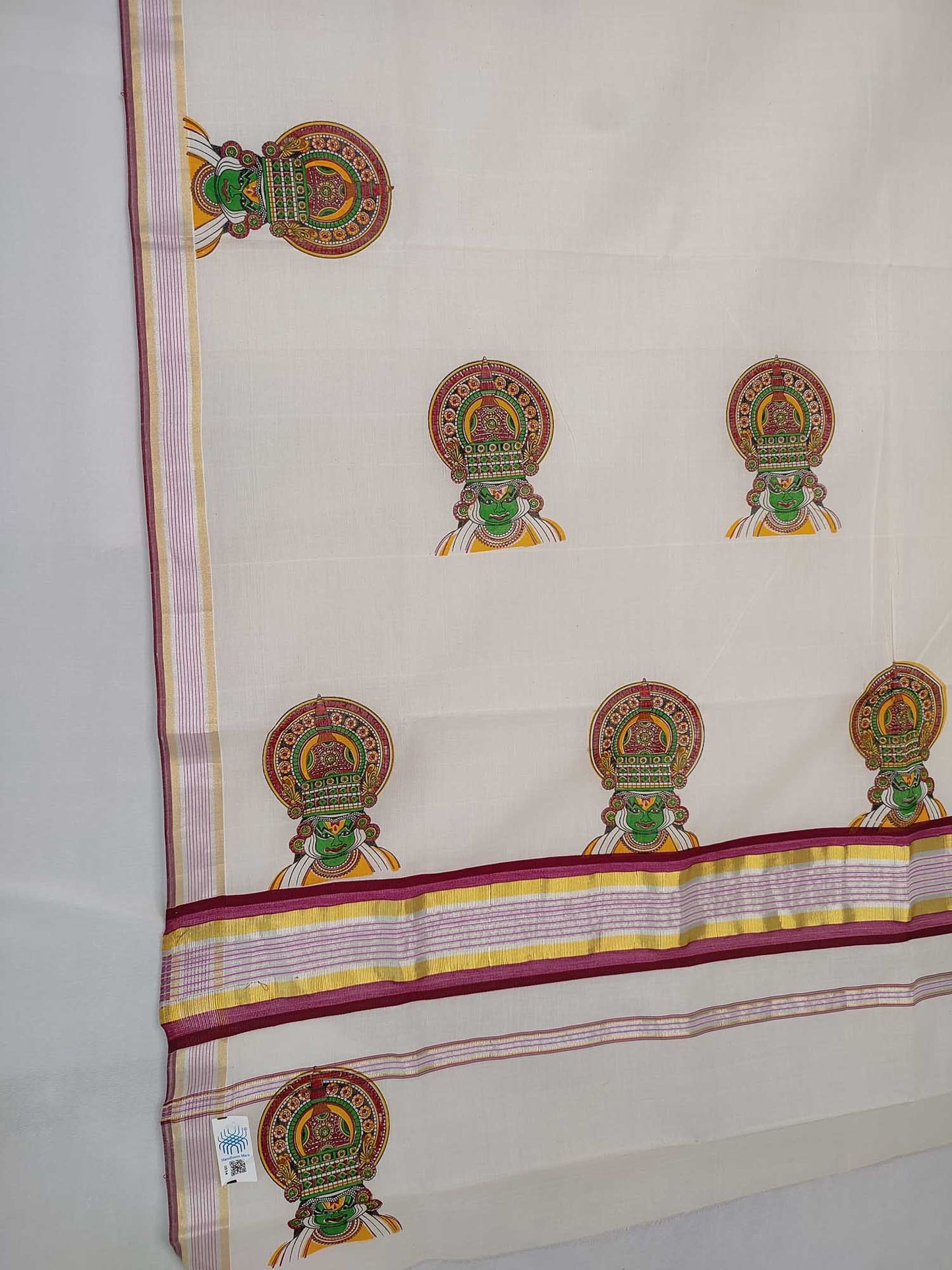 Balaramapuram Handloom Printed Saree for Women
