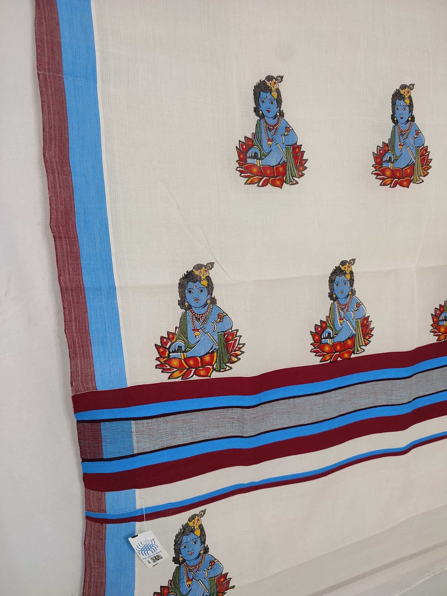 Balaramapuram Handloom Printed Saree for Women