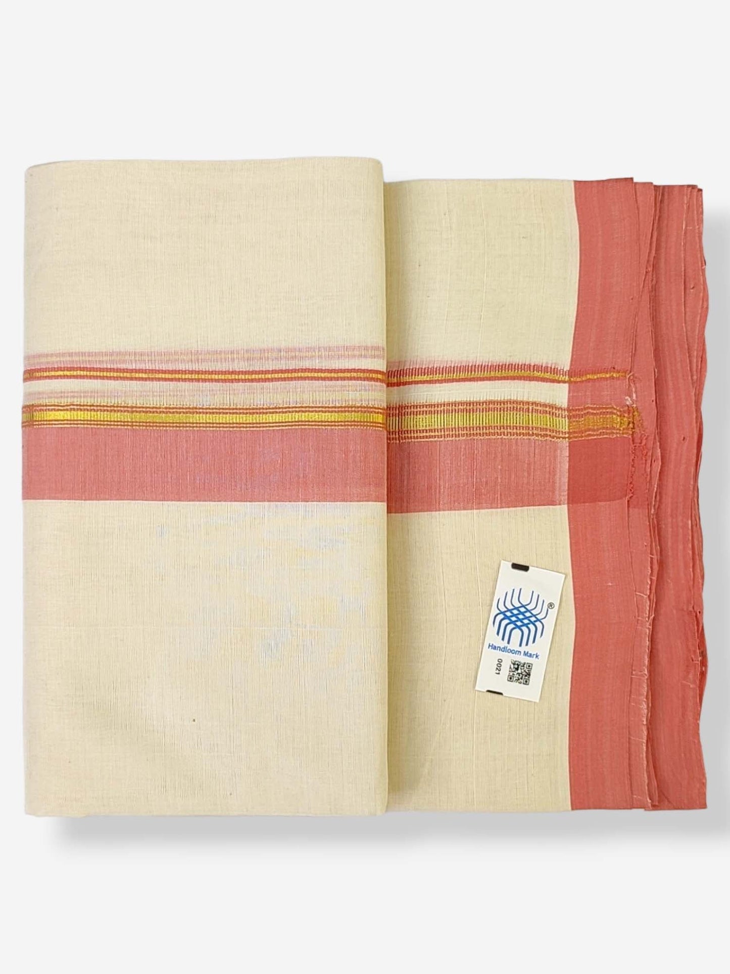 Kerala Balaramapuram Handloom Mundu/Dhoti Pure Cotton