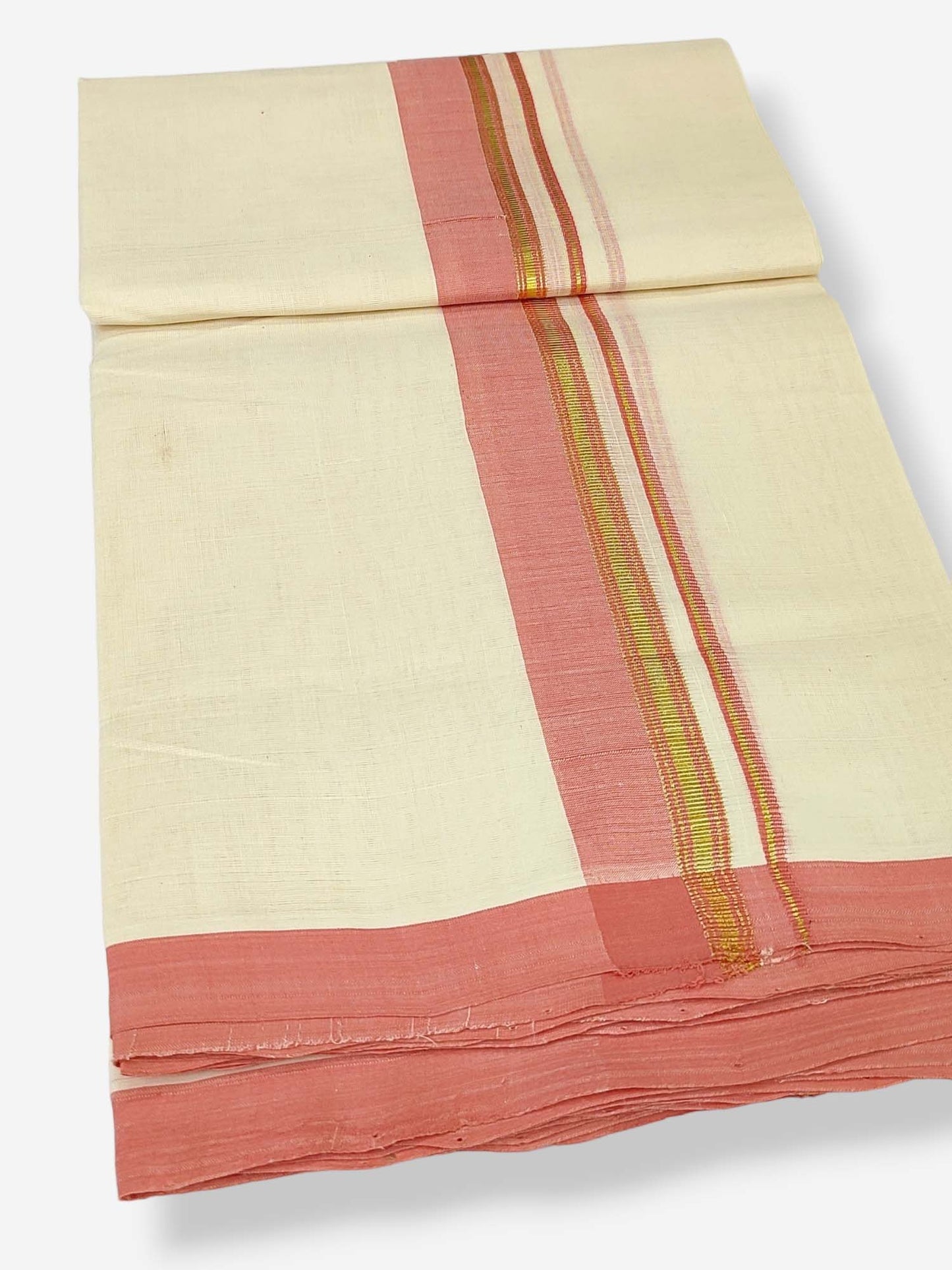 Kerala Balaramapuram Handloom Mundu/Dhoti Pure Cotton