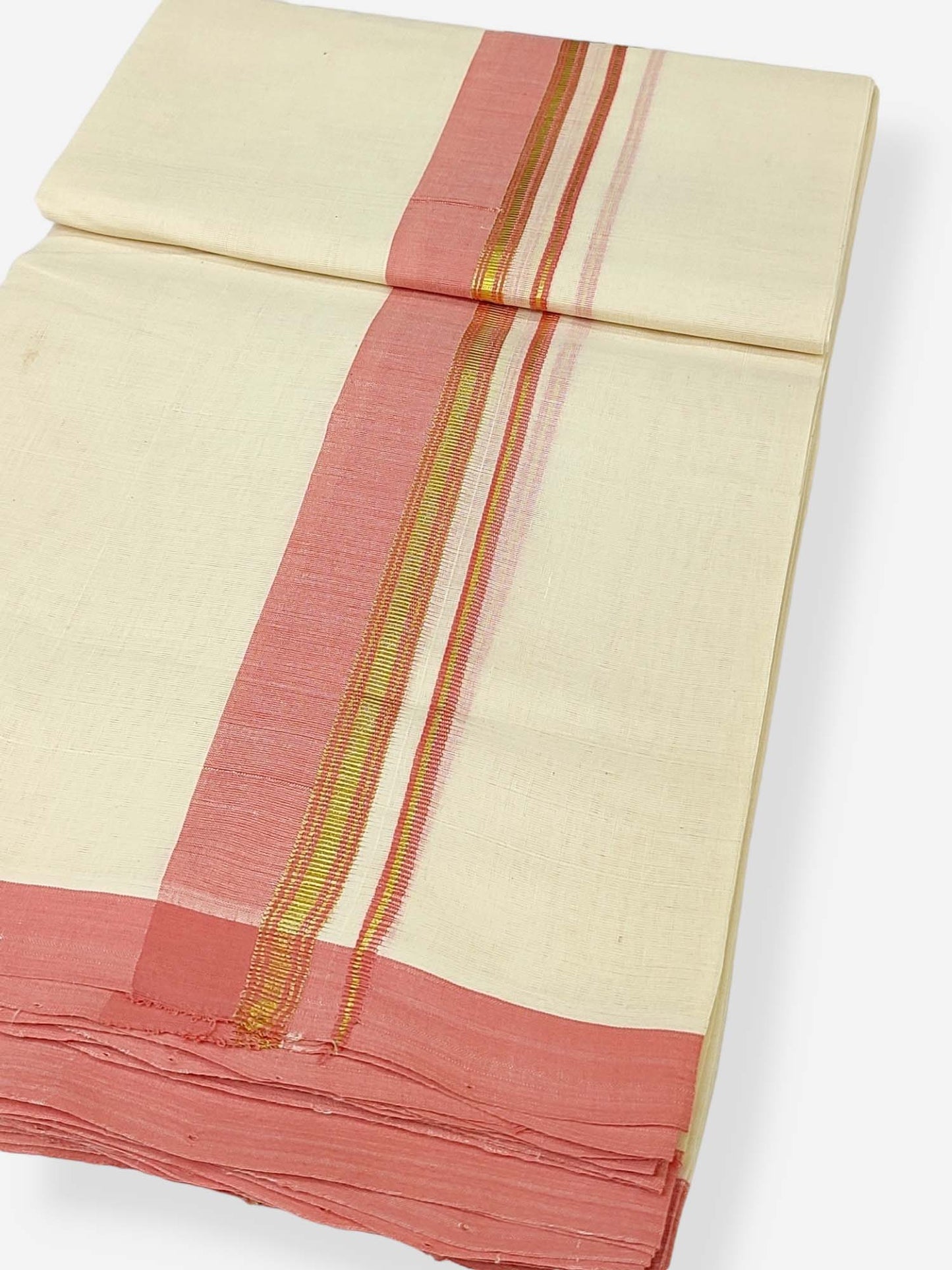 Kerala Balaramapuram Handloom Mundu/Dhoti Pure Cotton