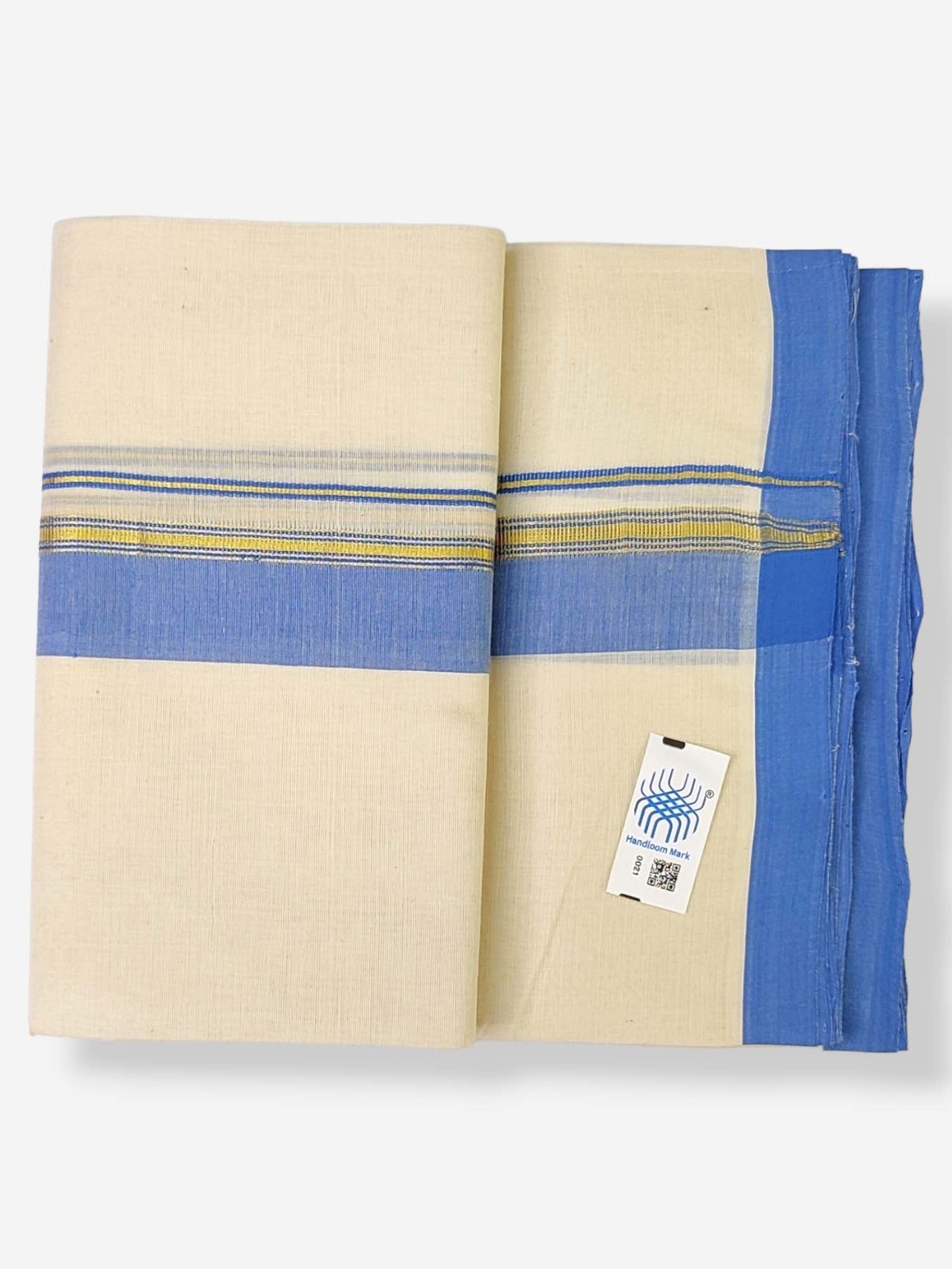 Kerala Balaramapuram Handloom Mundu/Dhoti Pure Cotton