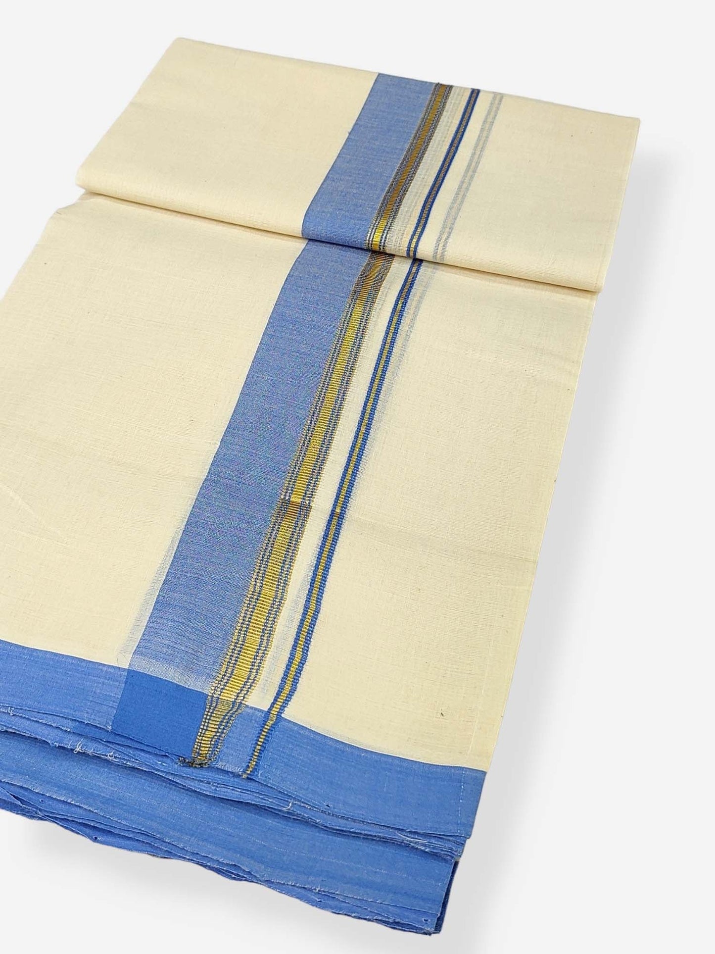 Kerala Balaramapuram Handloom Mundu/Dhoti Pure Cotton
