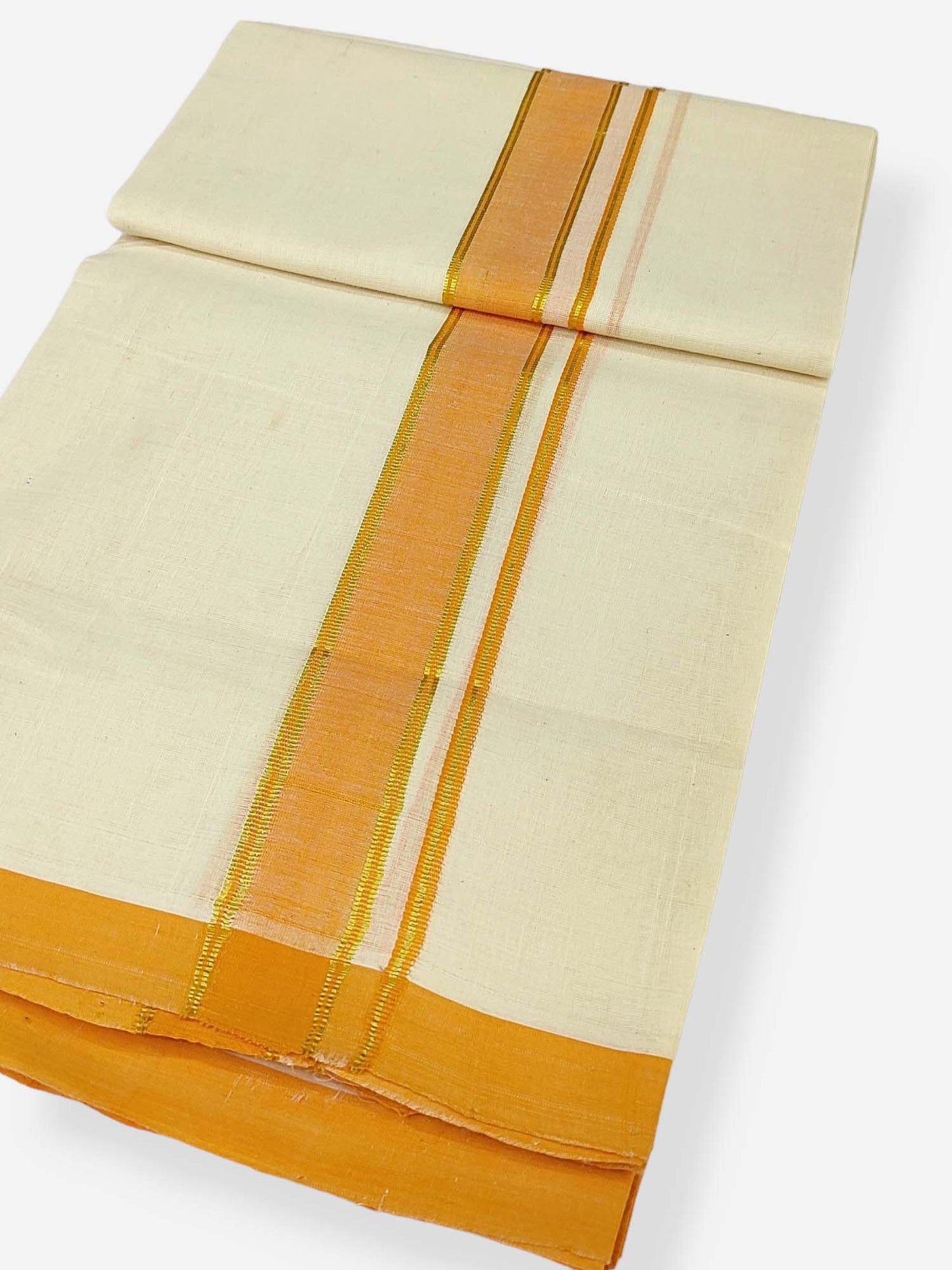 Kerala Balaramapuram Handloom Mundu/Dhoti Pure Cotton