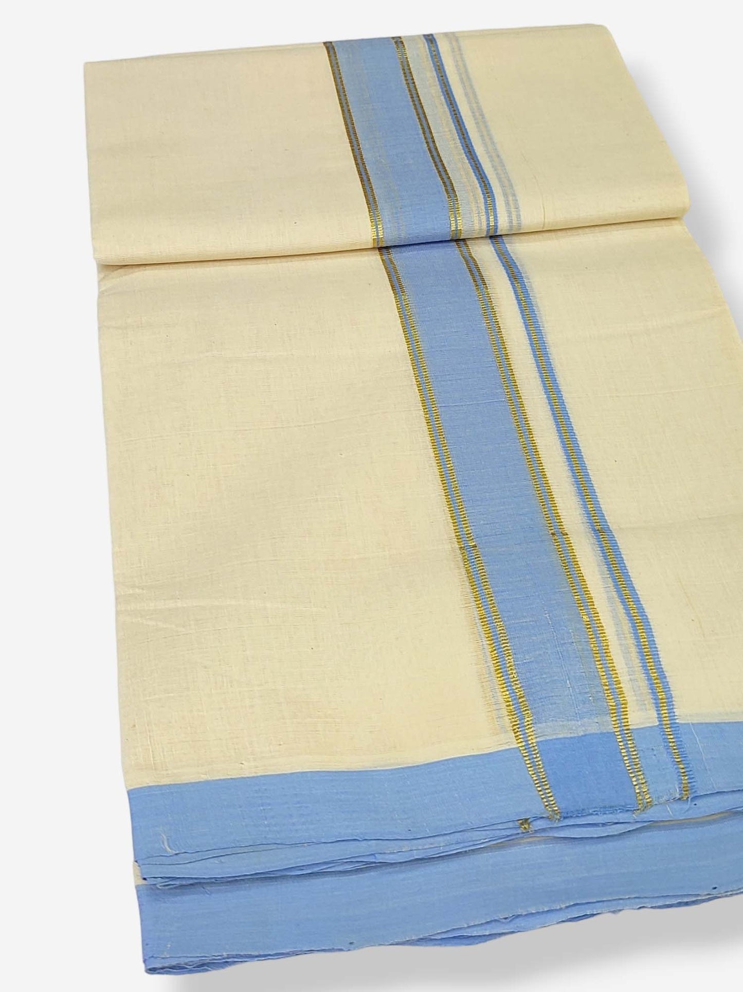 Kerala Balaramapuram Handloom Mundu/Dhoti Pure Cotton