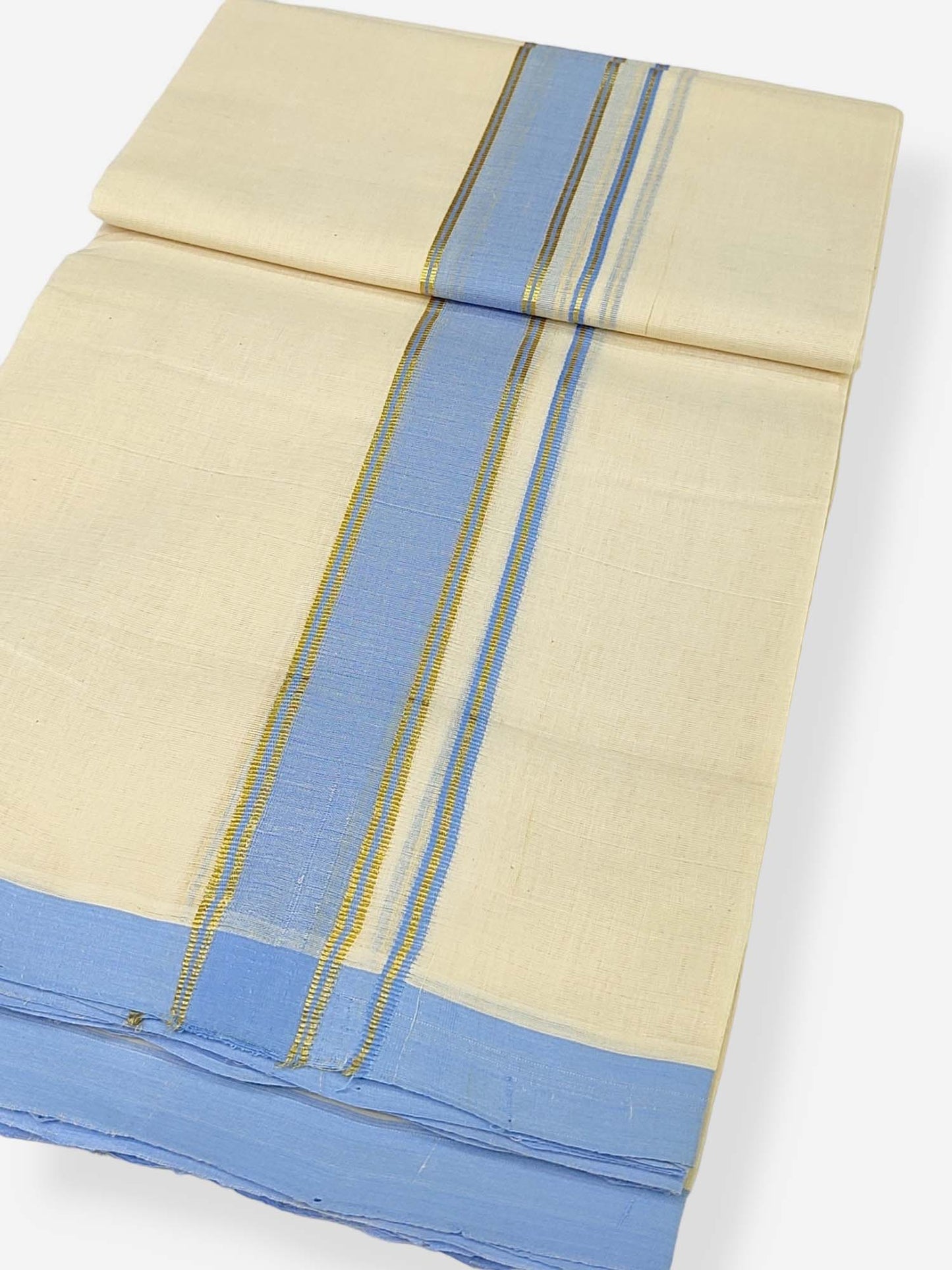 Kerala Balaramapuram Handloom Mundu/Dhoti Pure Cotton