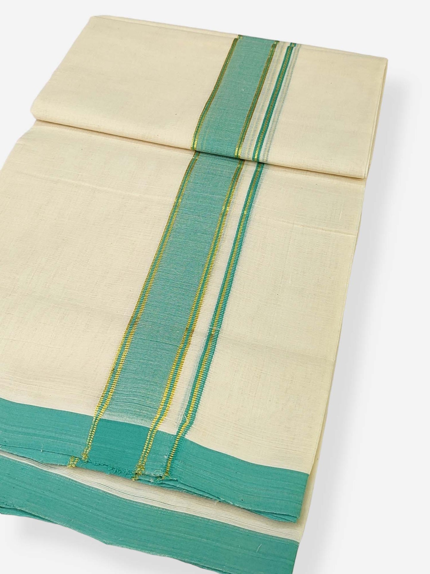 Kerala Balaramapuram Handloom Mundu/Dhoti Pure Cotton