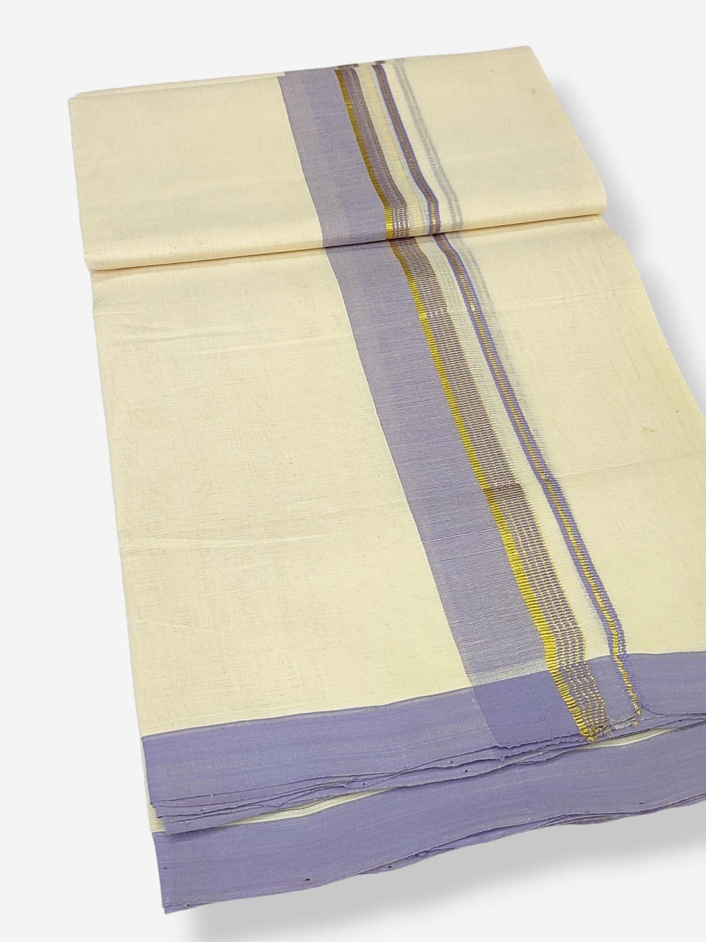 Kerala Balaramapuram Handloom Mundu/Dhoti Pure Cotton