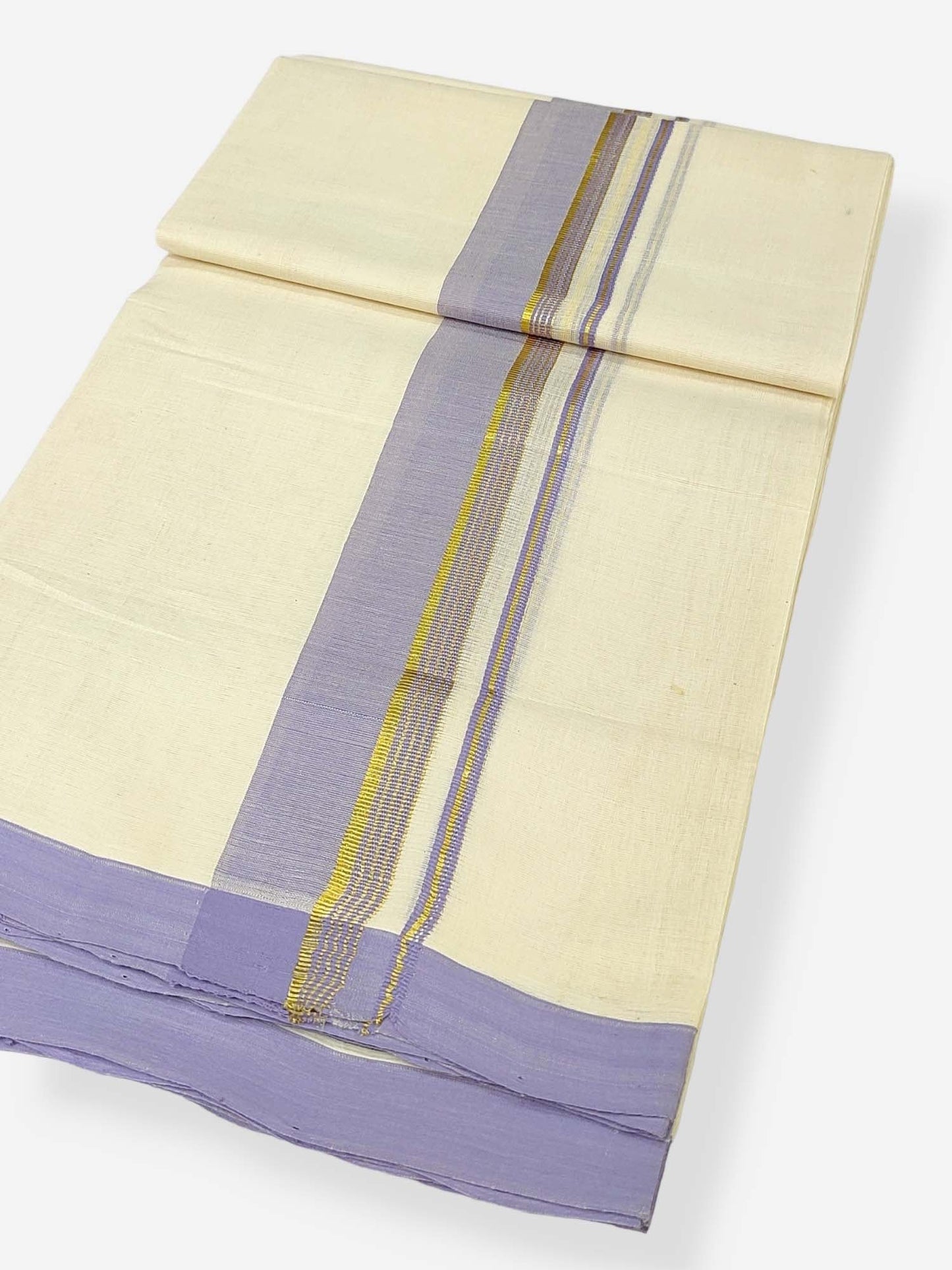 Kerala Balaramapuram Handloom Mundu/Dhoti Pure Cotton