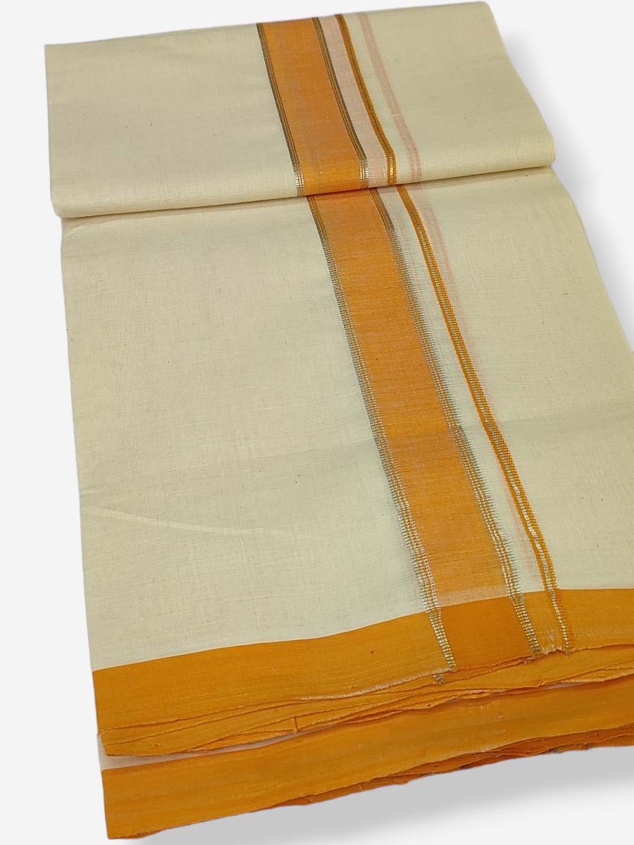 Kerala Balaramapuram Handloom Mundu/Dhoti Pure Cotton