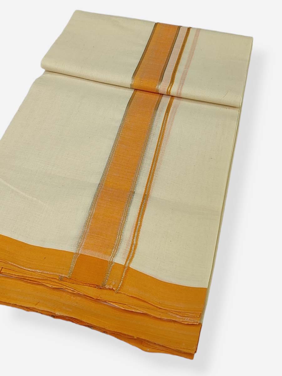 Kerala Balaramapuram Handloom Mundu/Dhoti Pure Cotton