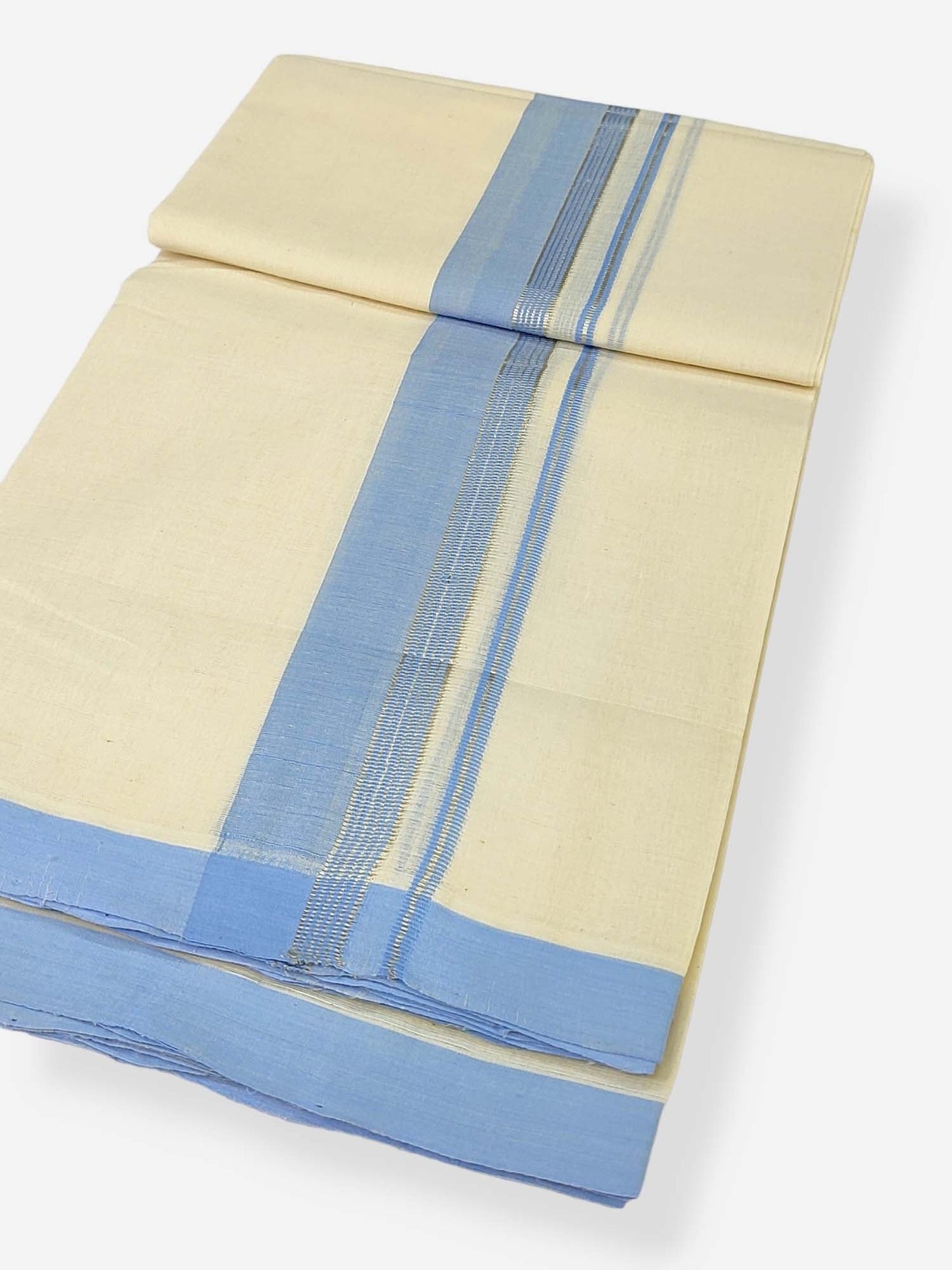 Kerala Balaramapuram Handloom Mundu/Dhoti Pure Cotton