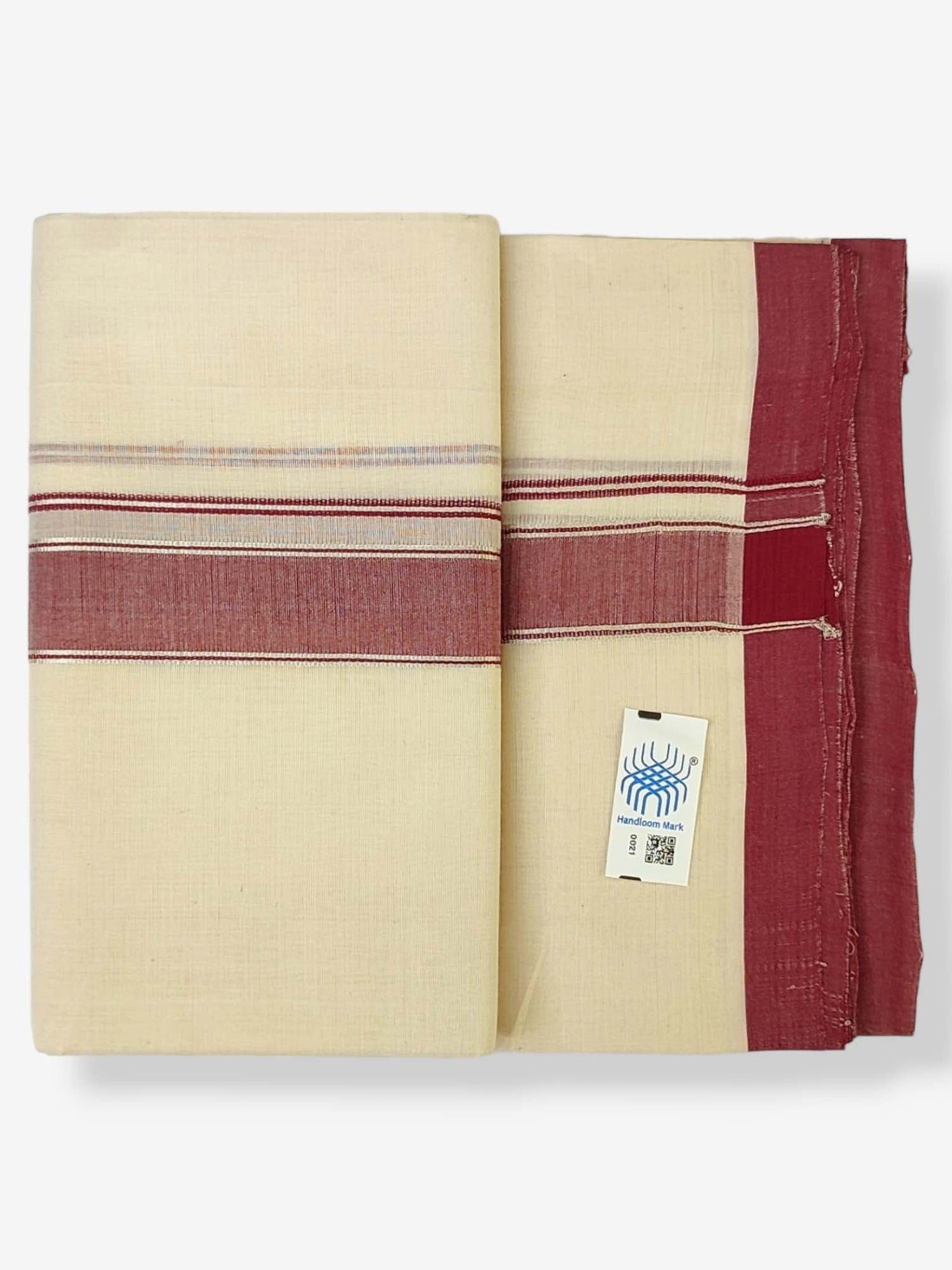 Kerala Balaramapuram Handloom Mundu/Dhoti Pure Cotton