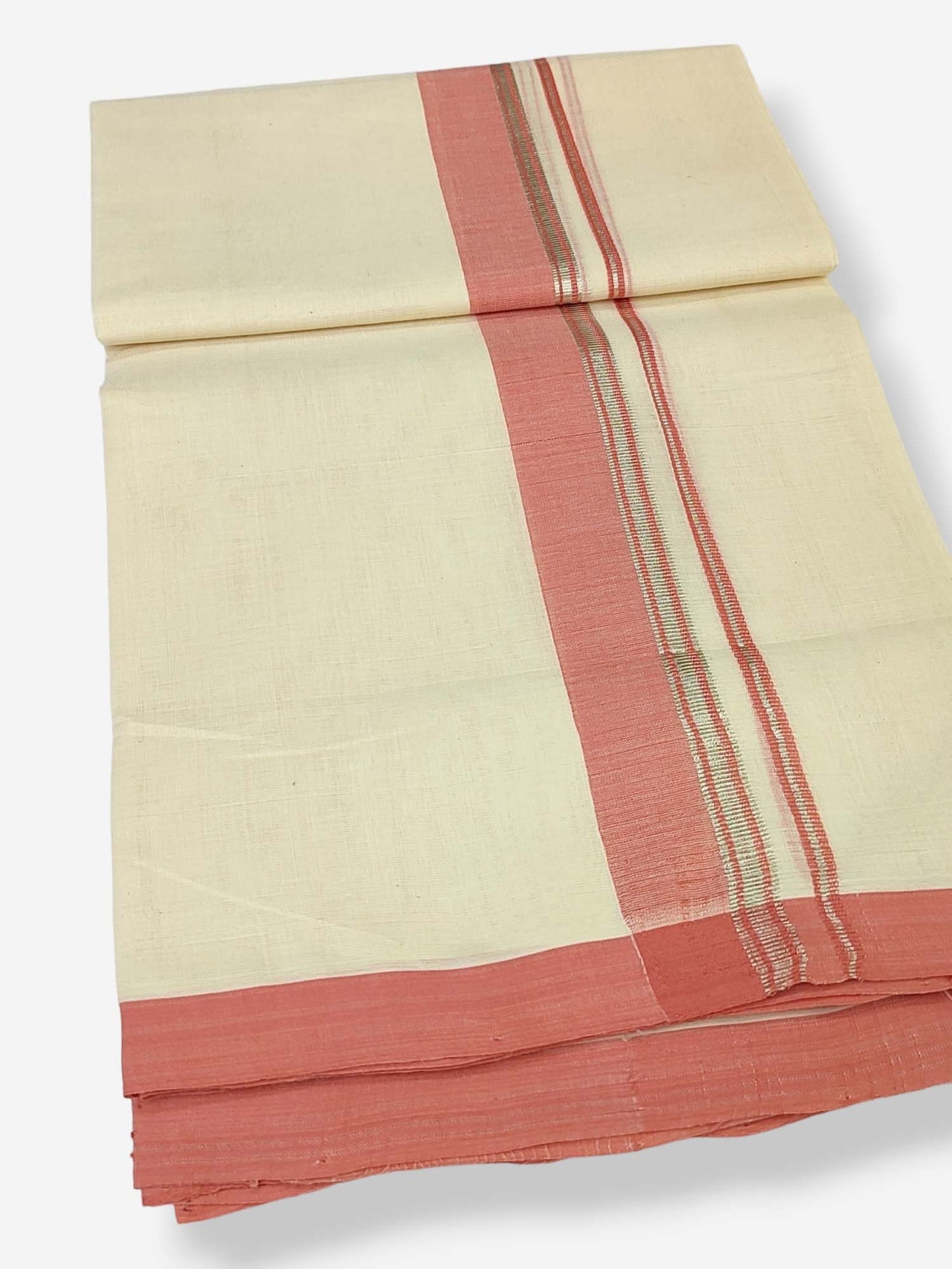 Kerala Balaramapuram Handloom Mundu/Dhoti Pure Cotton