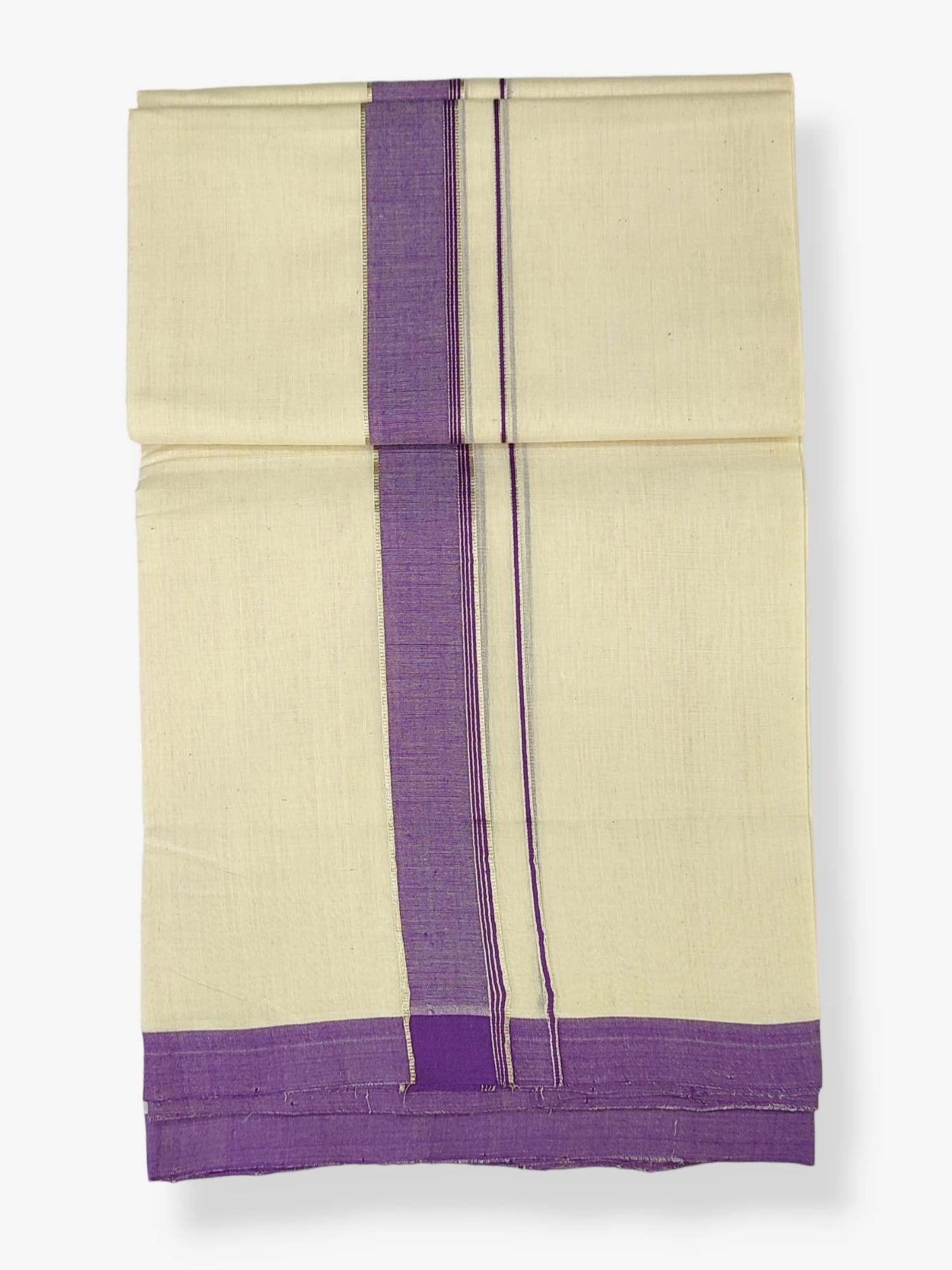 Kerala Balaramapuram Handloom Mundu/Dhoti Pure Cotton
