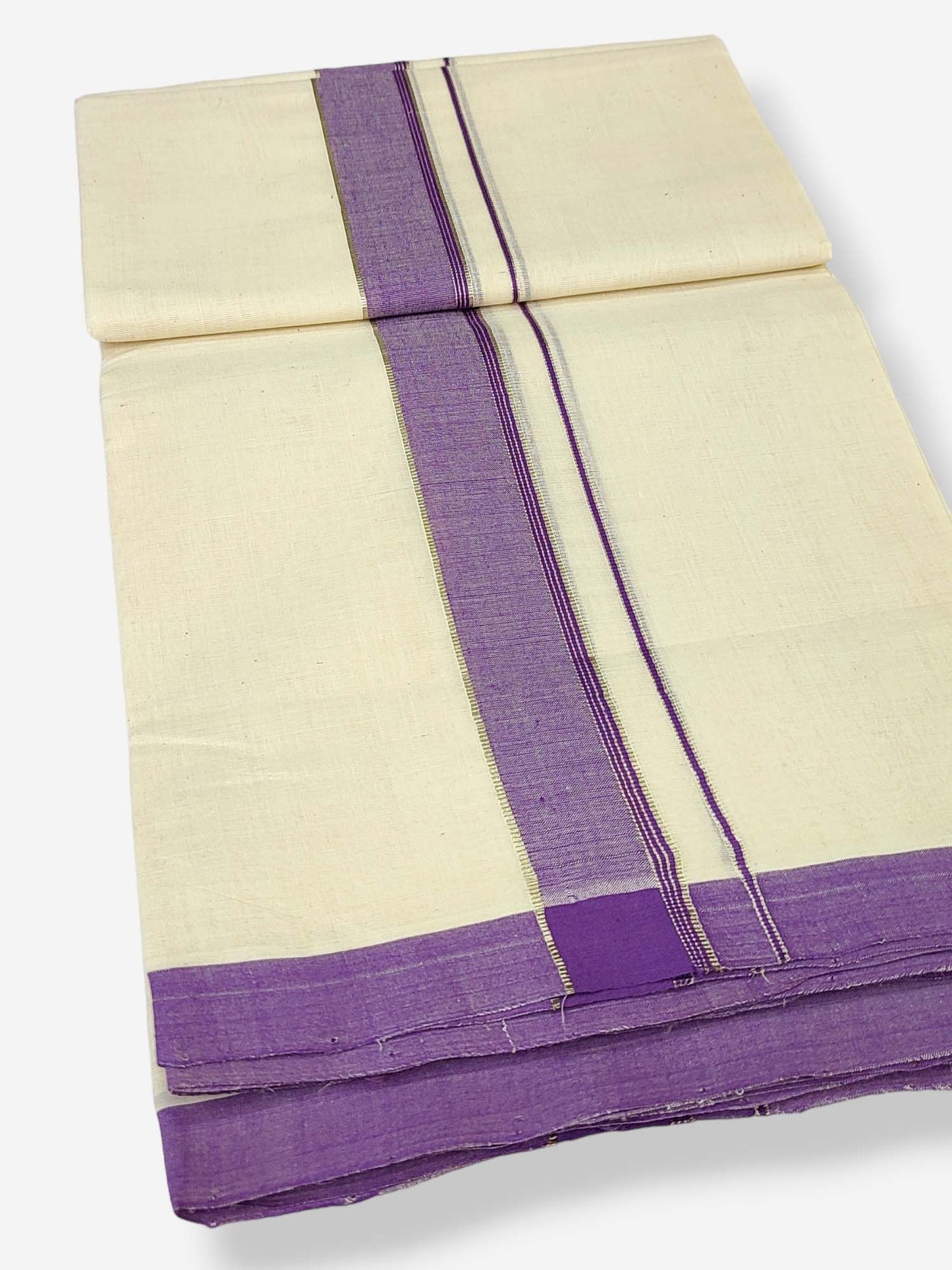Kerala Balaramapuram Handloom Mundu/Dhoti Pure Cotton